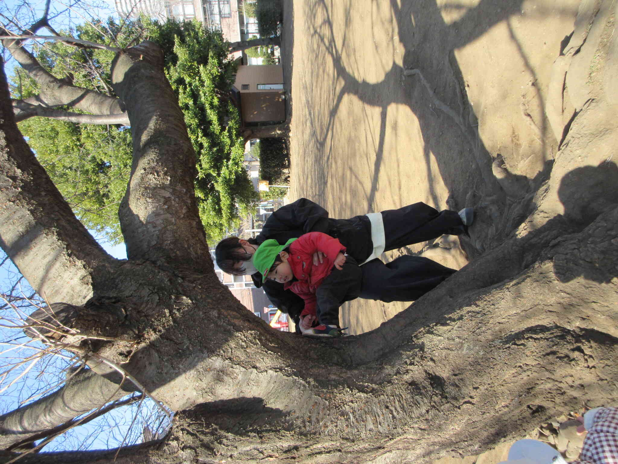 いっぱいあそんで、いっぱいたべて、いっぱいねたよ！