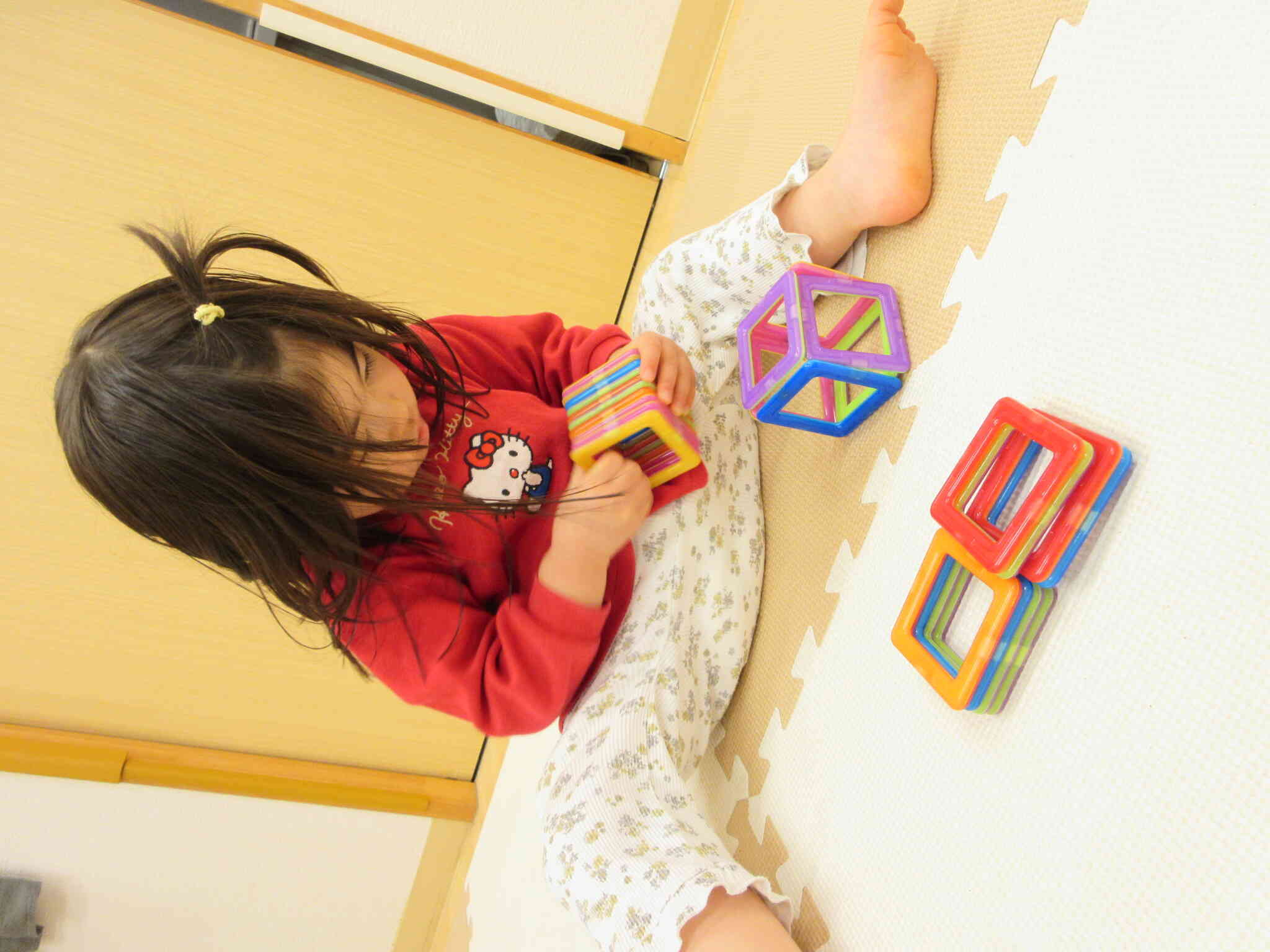 マグネットブロック 楽しい！