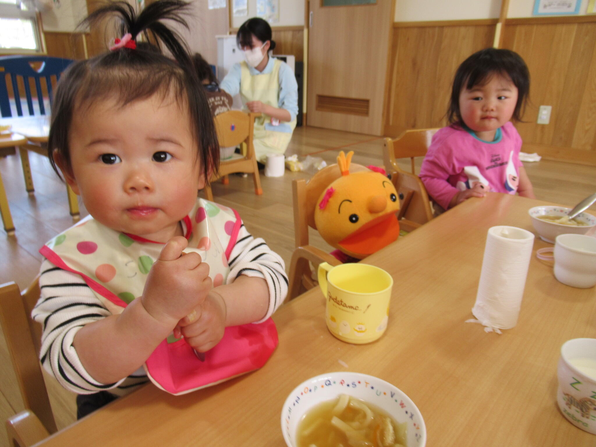 仲良くみんなで食べました♪