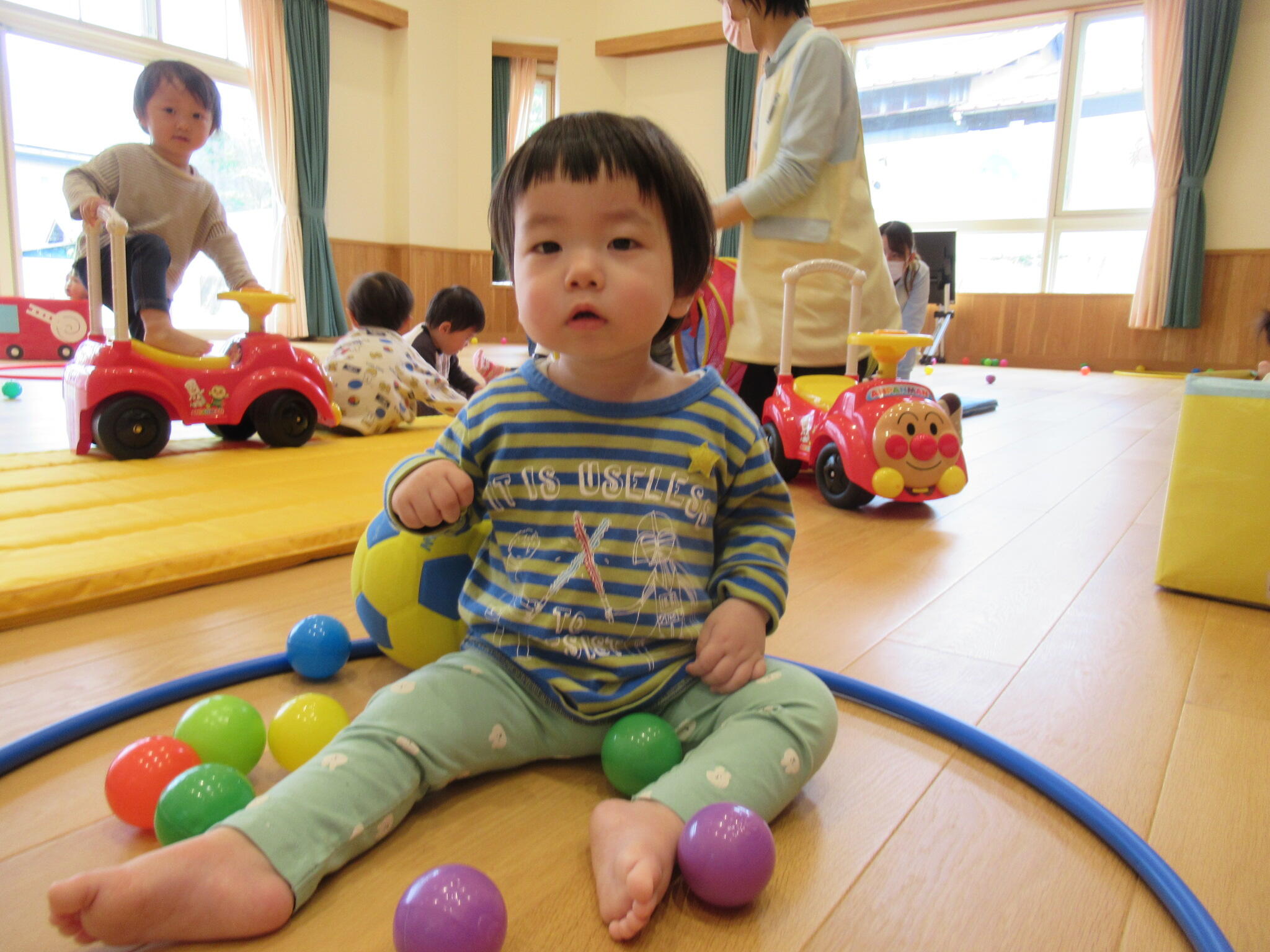 あひる３組　5月　日中の様子