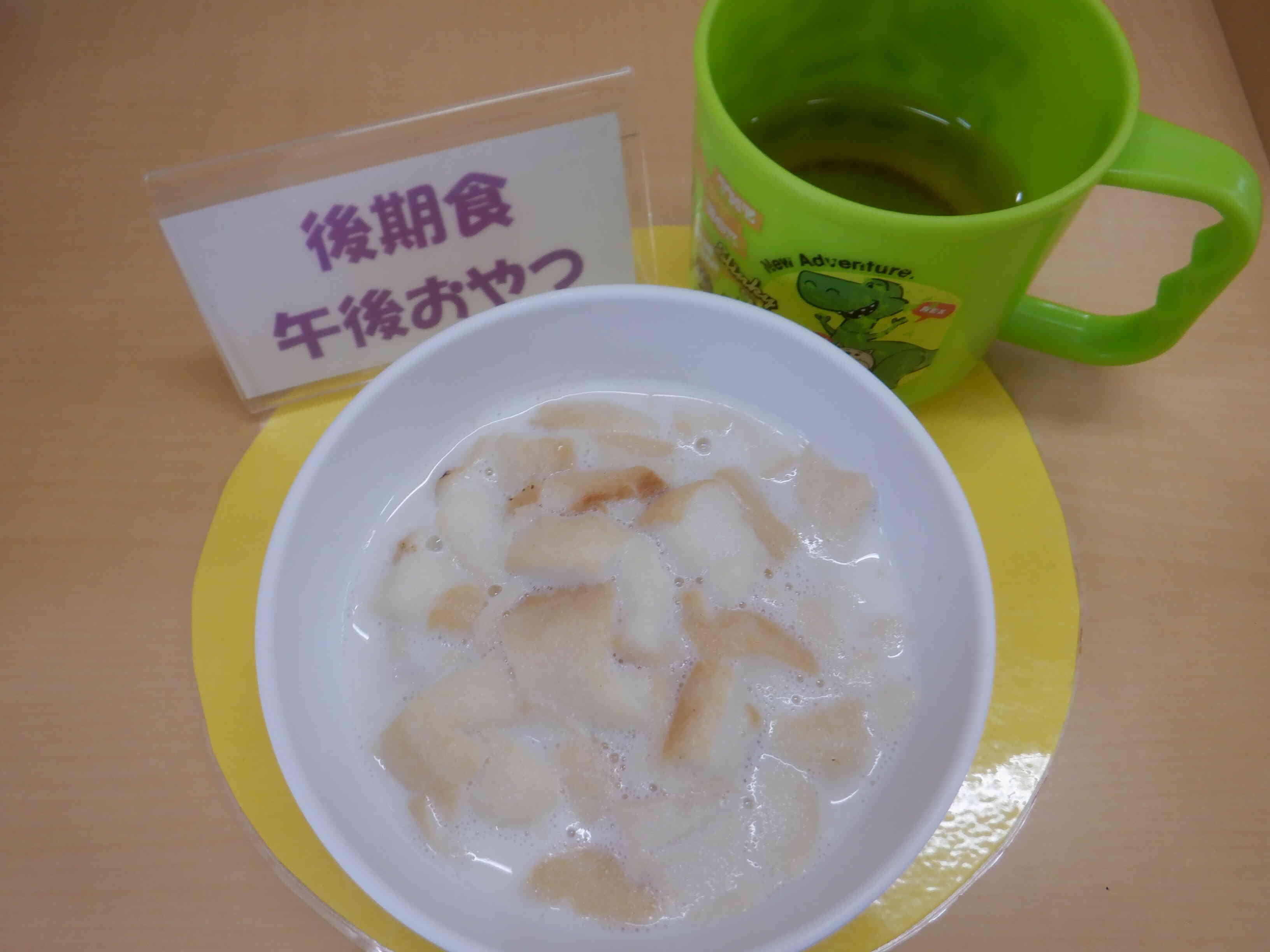 試食会　お麩のミルク煮