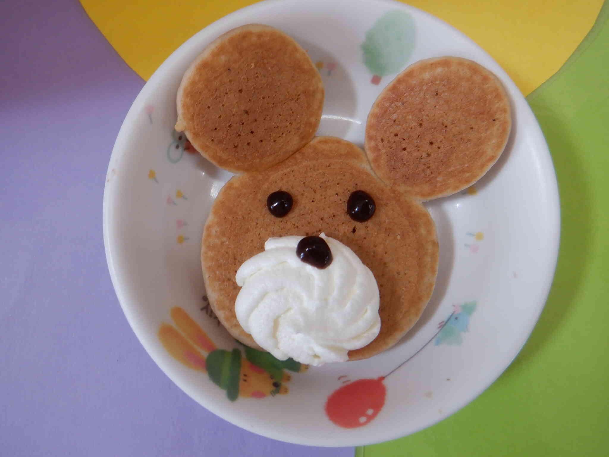 誕生会　クマさんケーキ