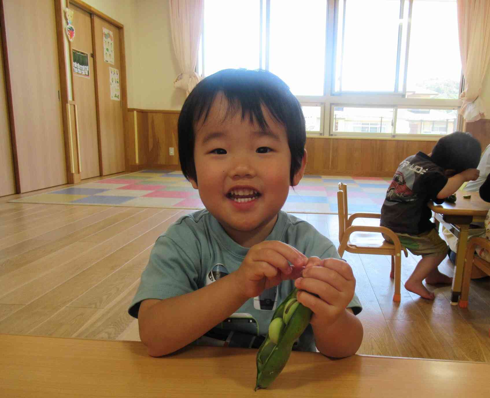 そらまめでてきた！！