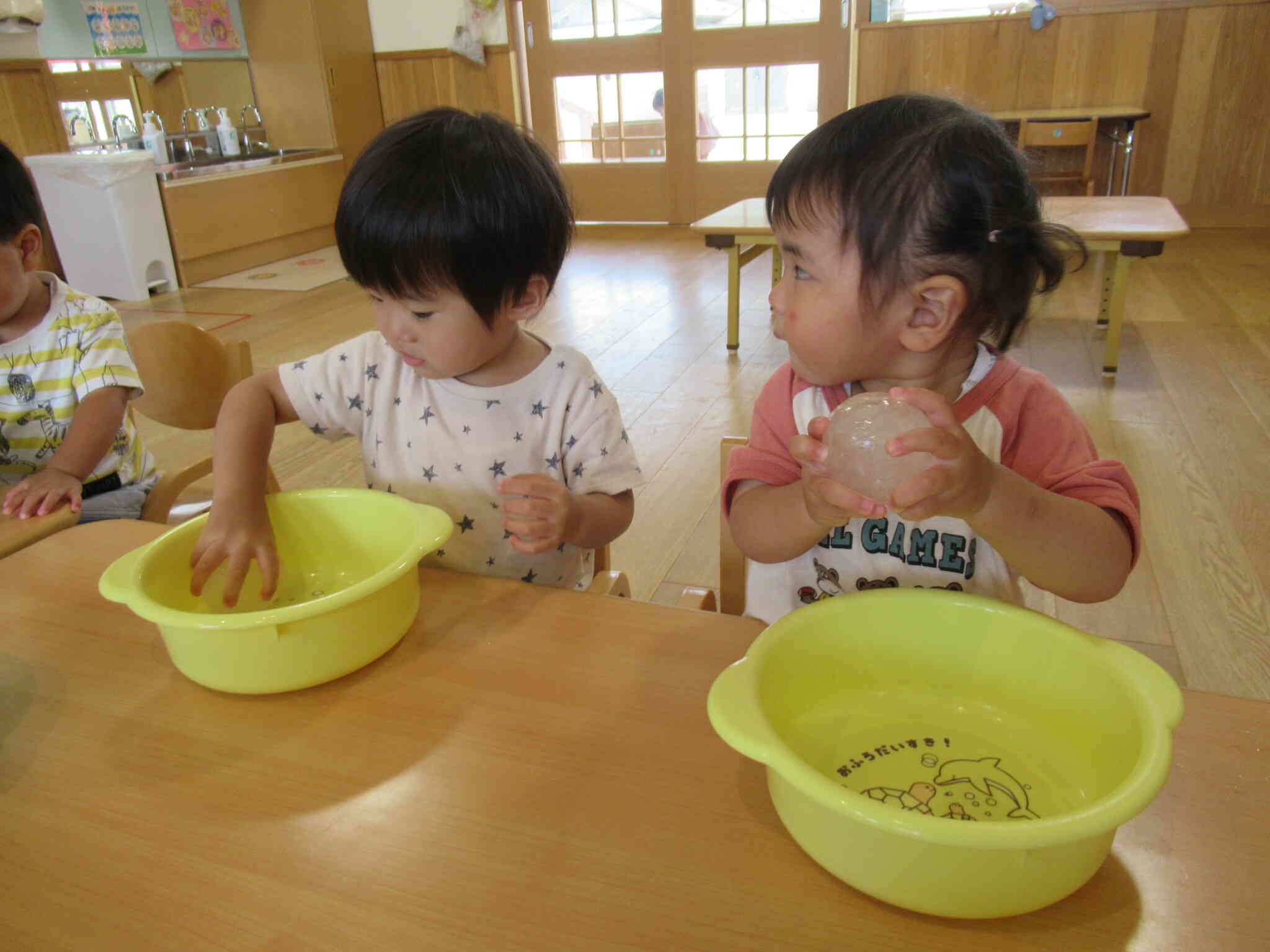 氷遊びもしたよ！