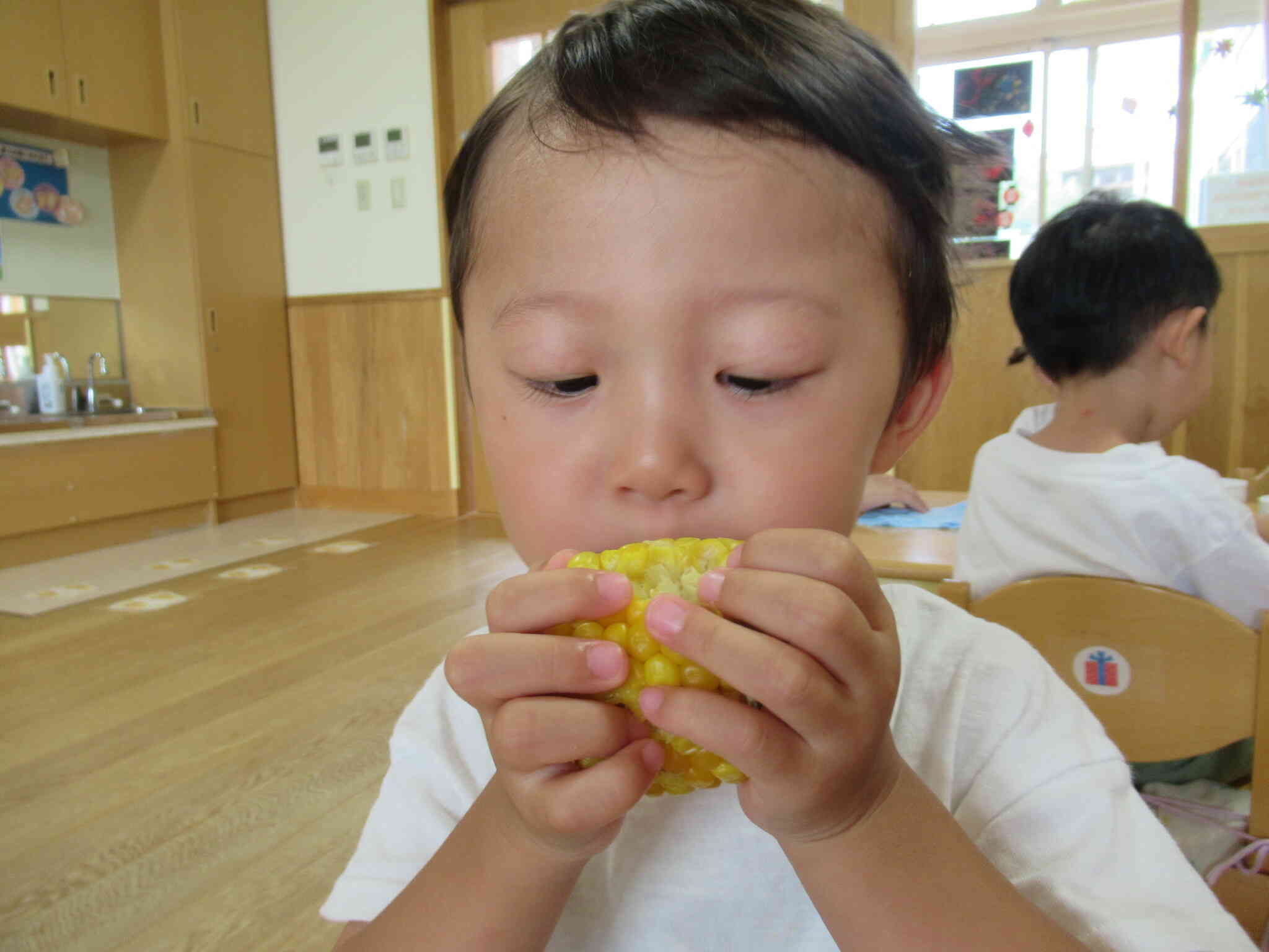 大きなお口でパクッ！