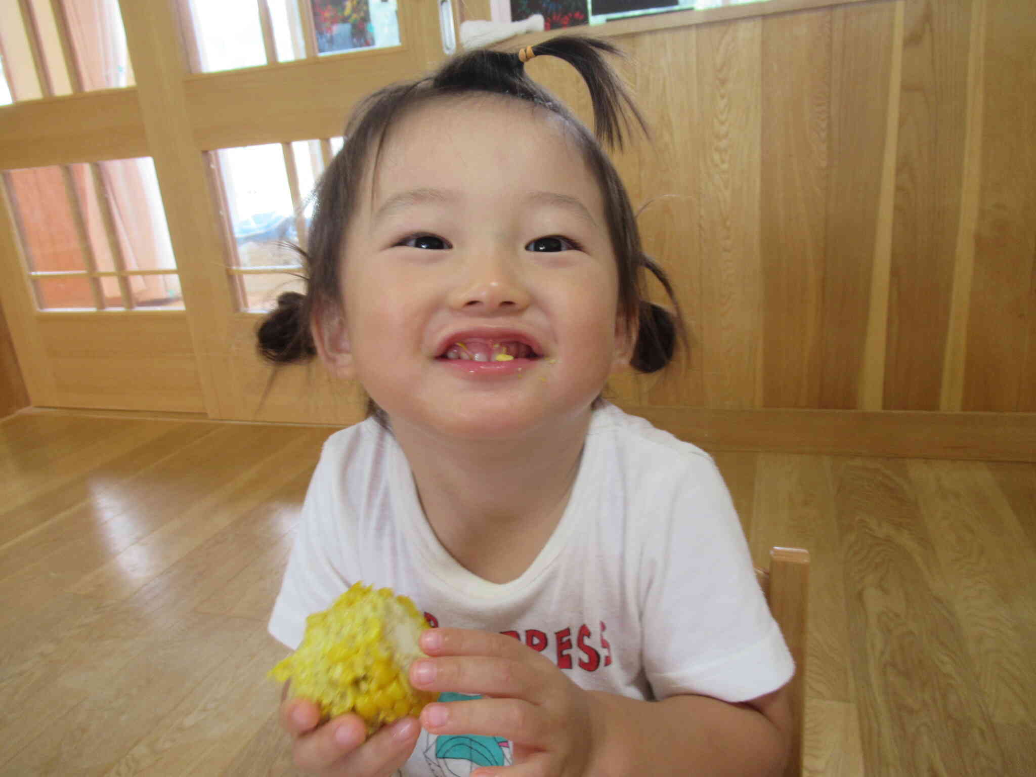 とうもろこしおいしいね♡