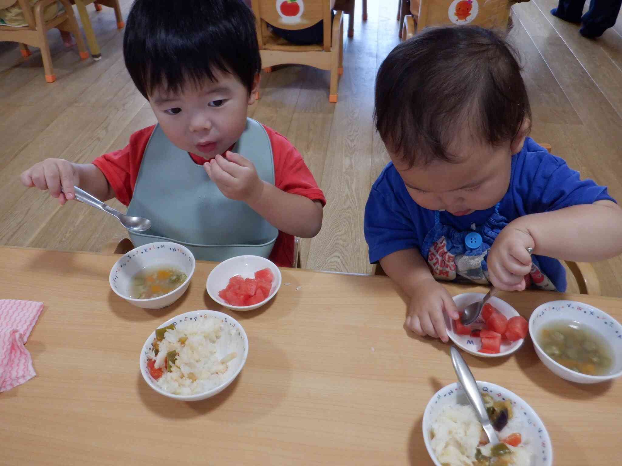 すいか食べたよ！