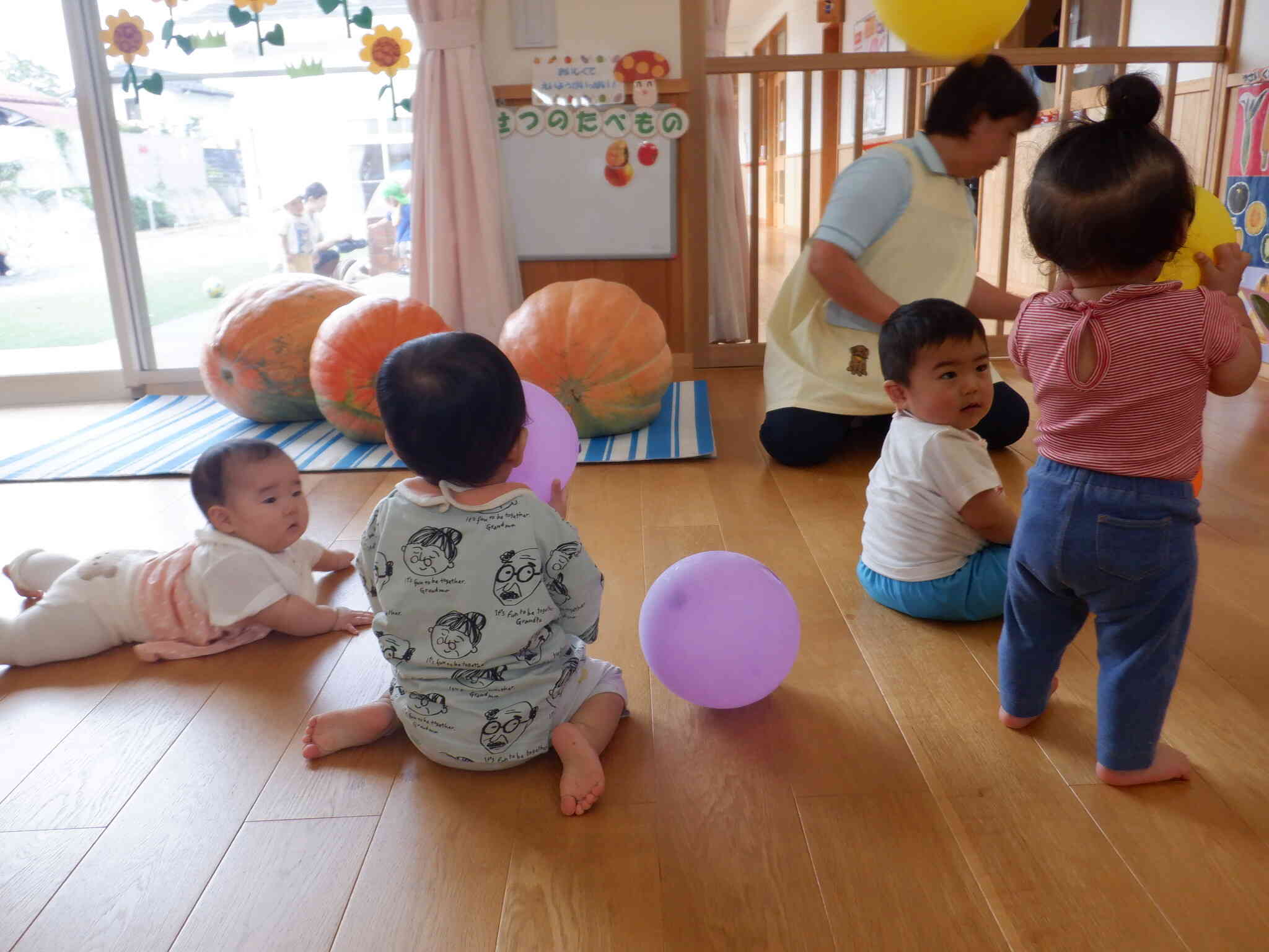 新しいクラスが始まりました！　ひよこ2組（0歳児）