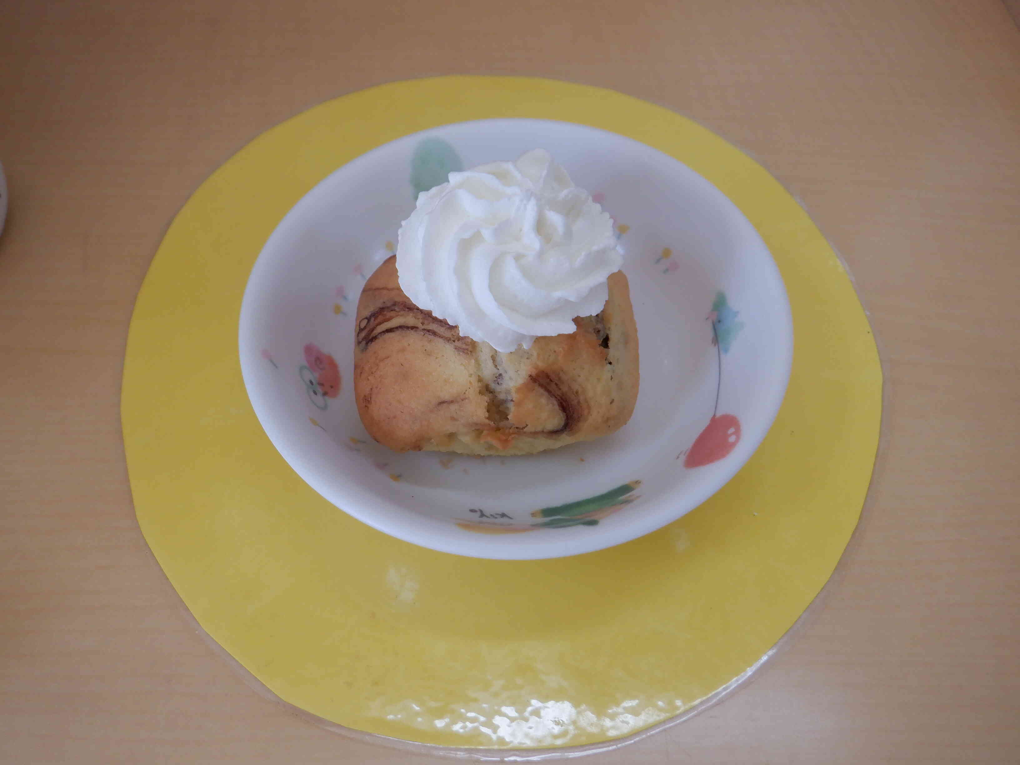 誕生会　マーブルケーキ