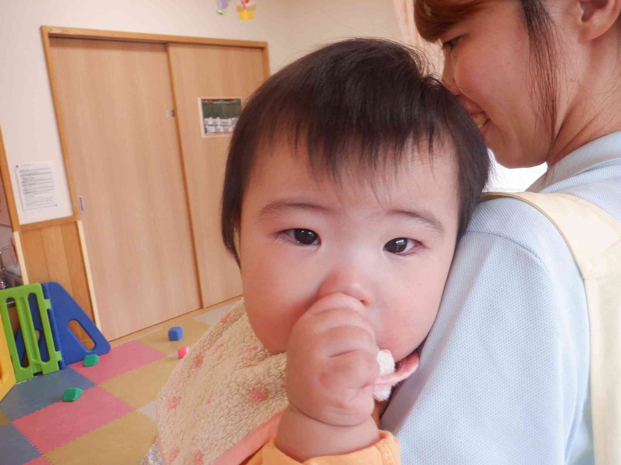 先生の抱っこも好きなんだ♪