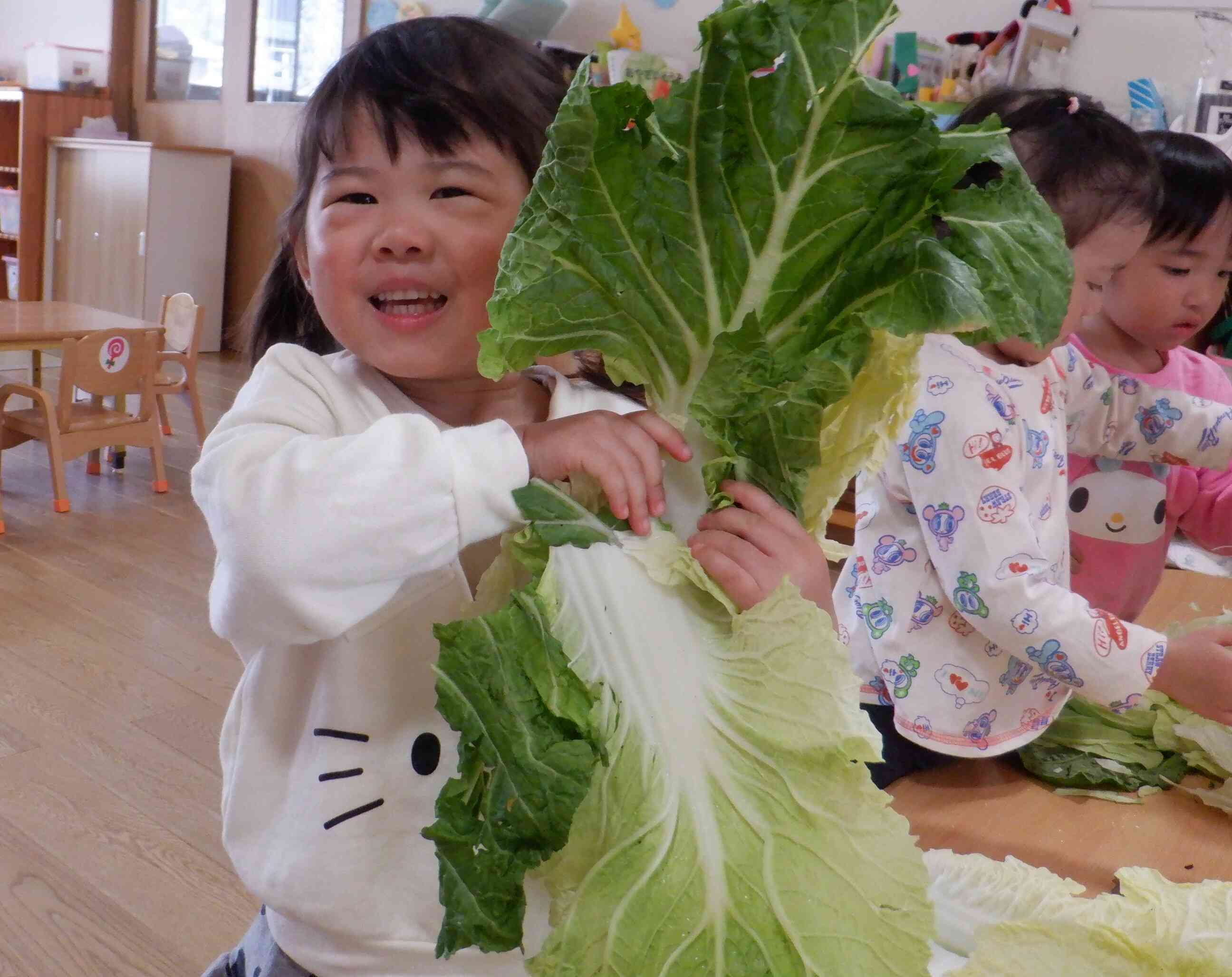 葉っぱとれたよ～♬