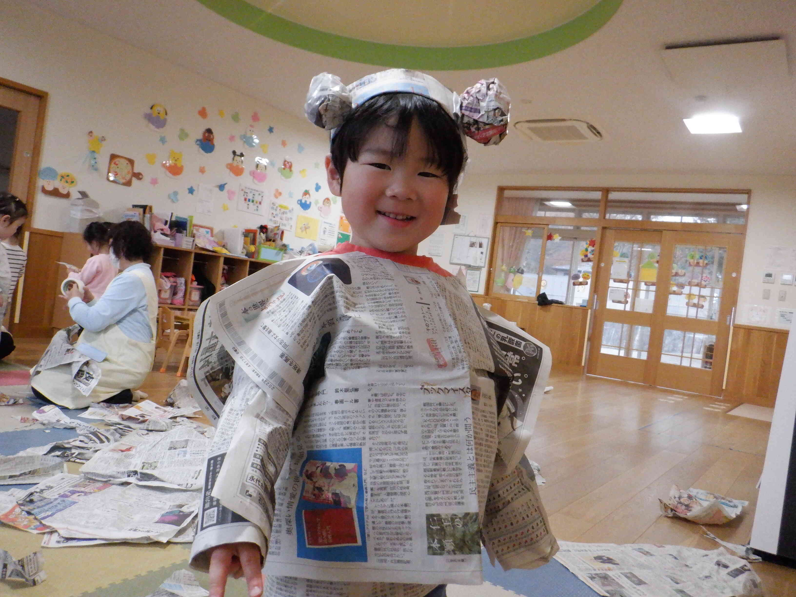 先生がお洋服を作ってくれたよ☆