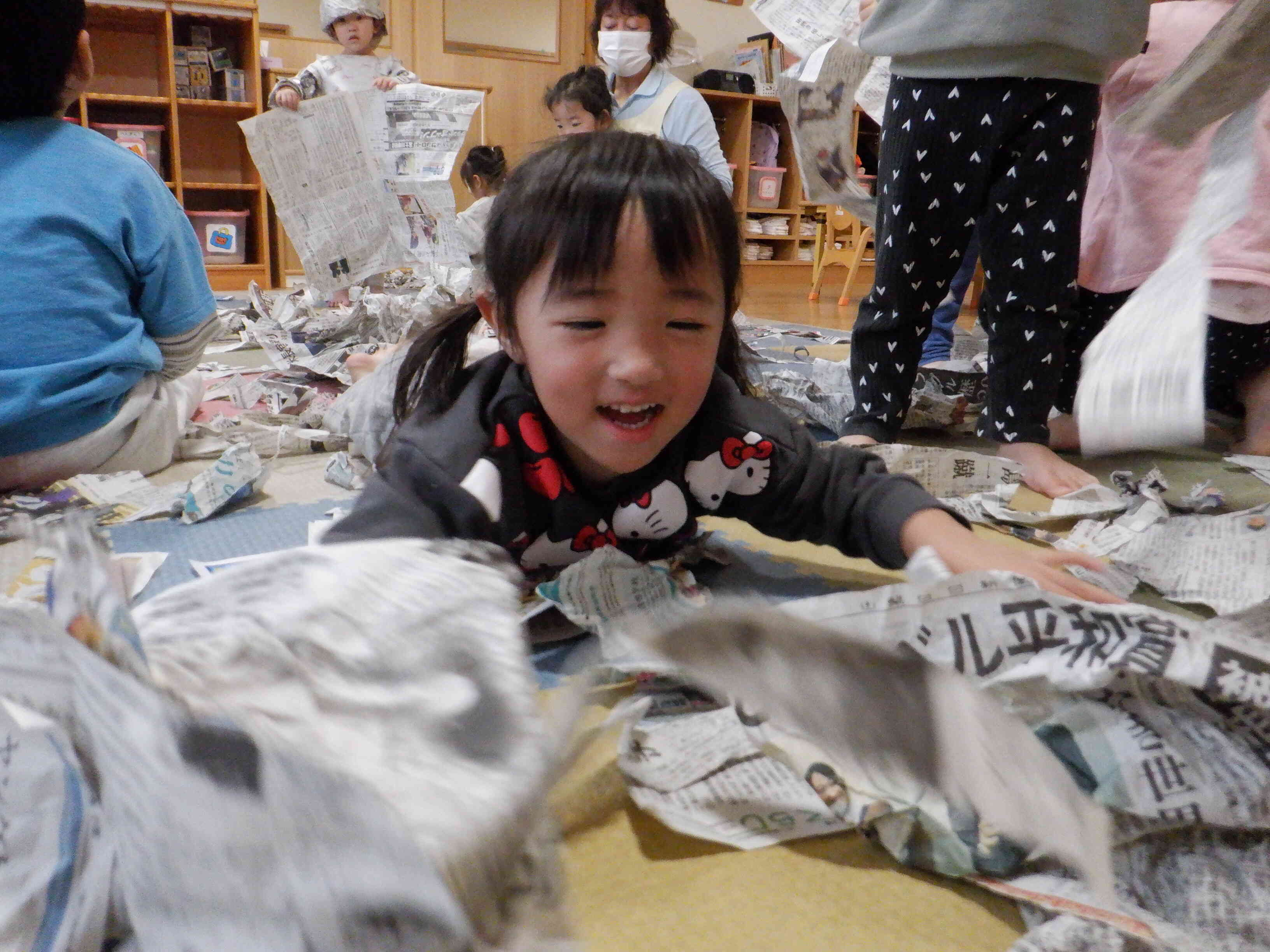 新聞いっぱいで楽しいね♪