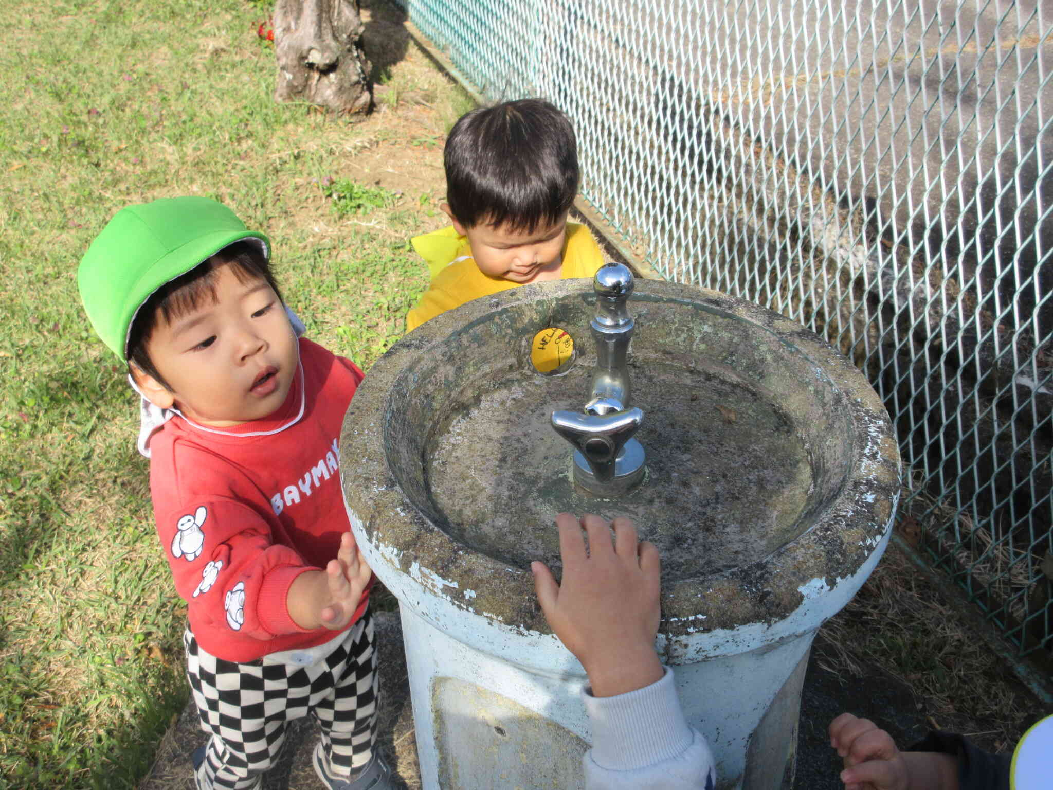 水が出てくるかなぁ？