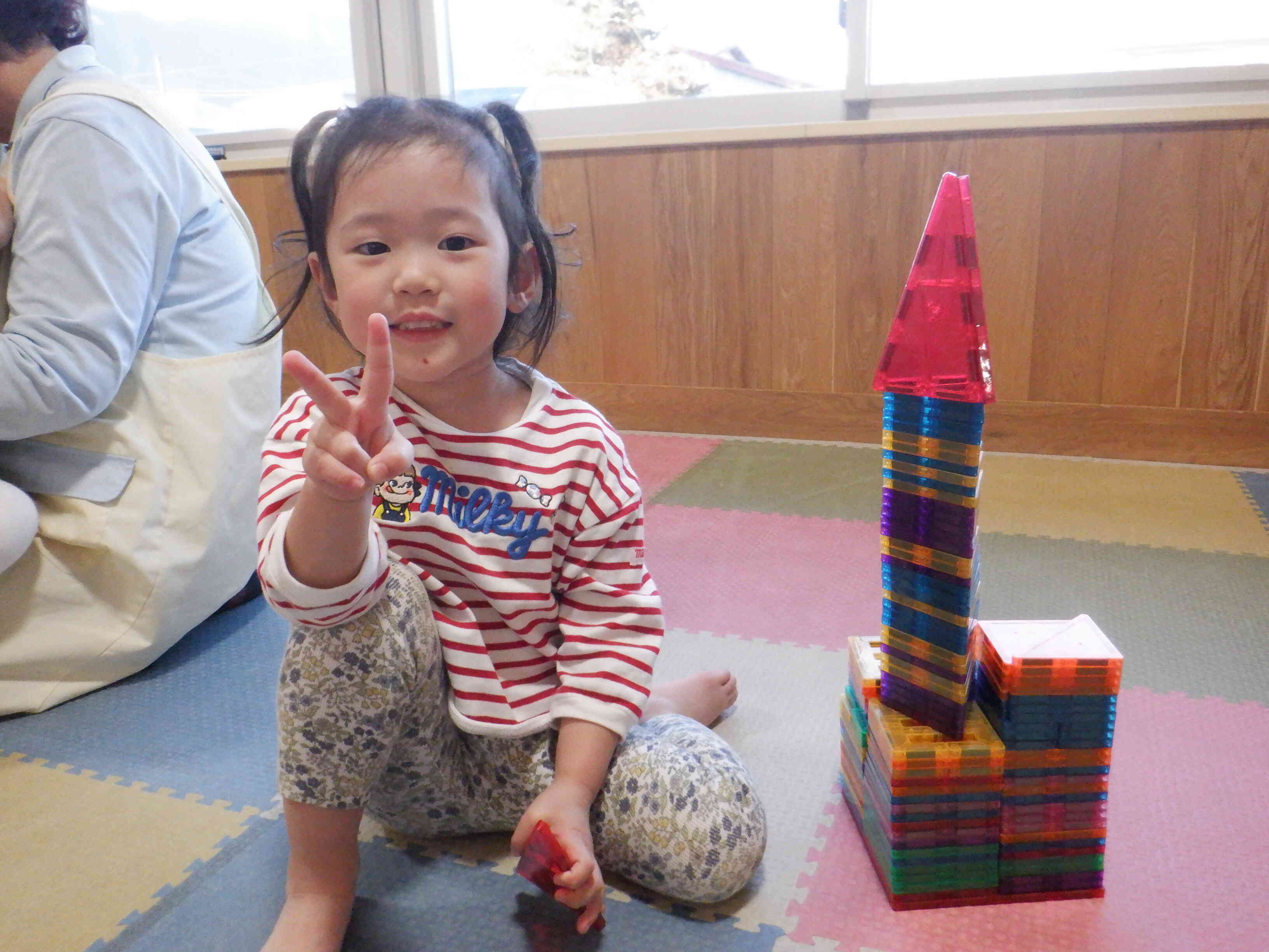 かわいいお城を作ったよ♡