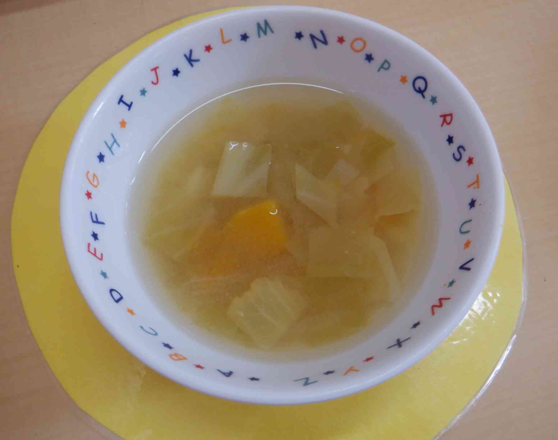 冬至　かぼちゃのおみそ汁