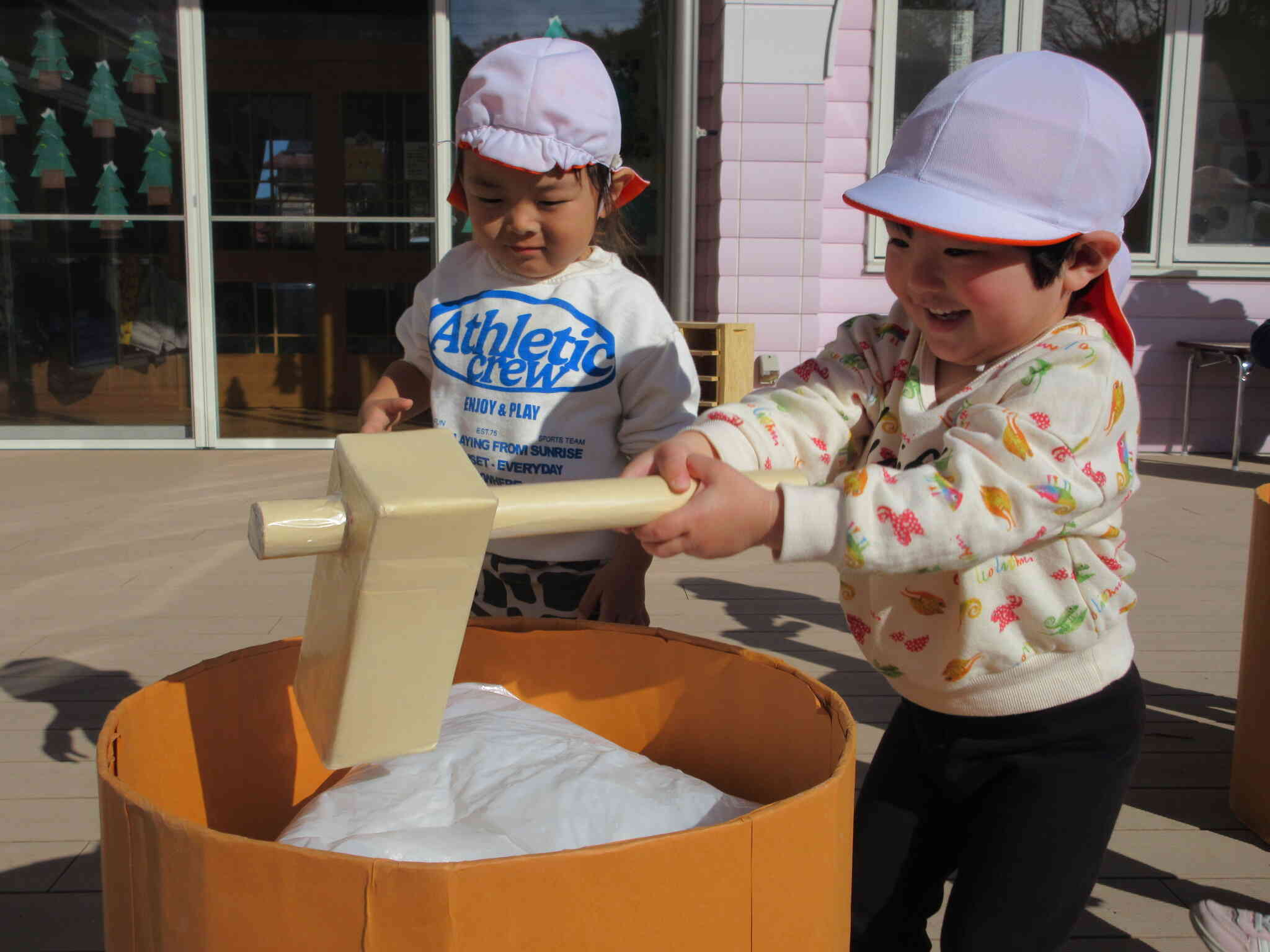 食育　おもちつきを知ろう