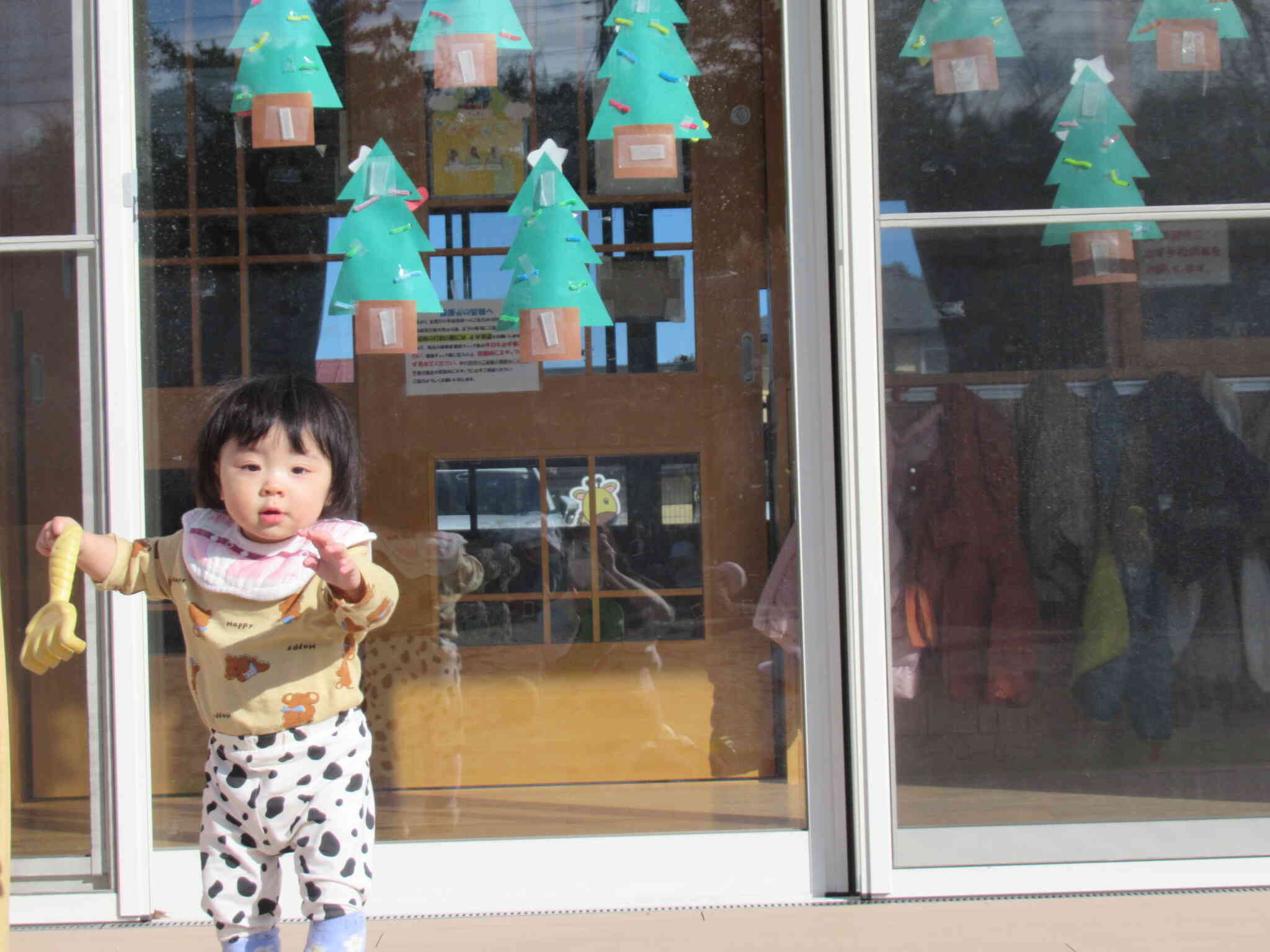 クリスマスツリー見つけたよ☆