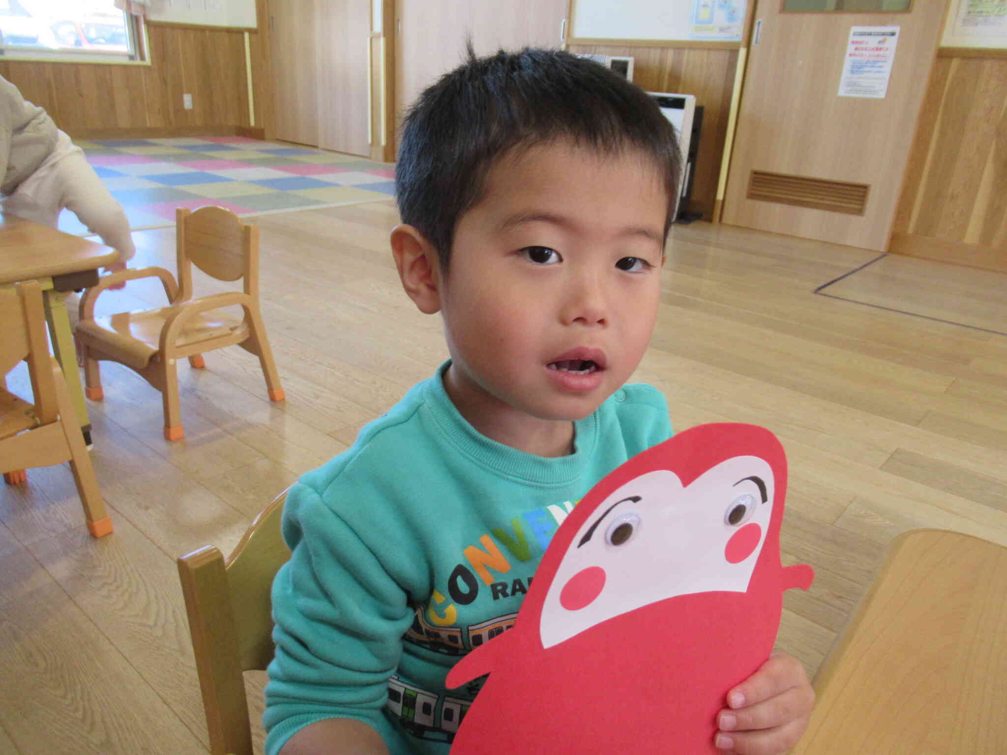 だるまさん出来たよ。