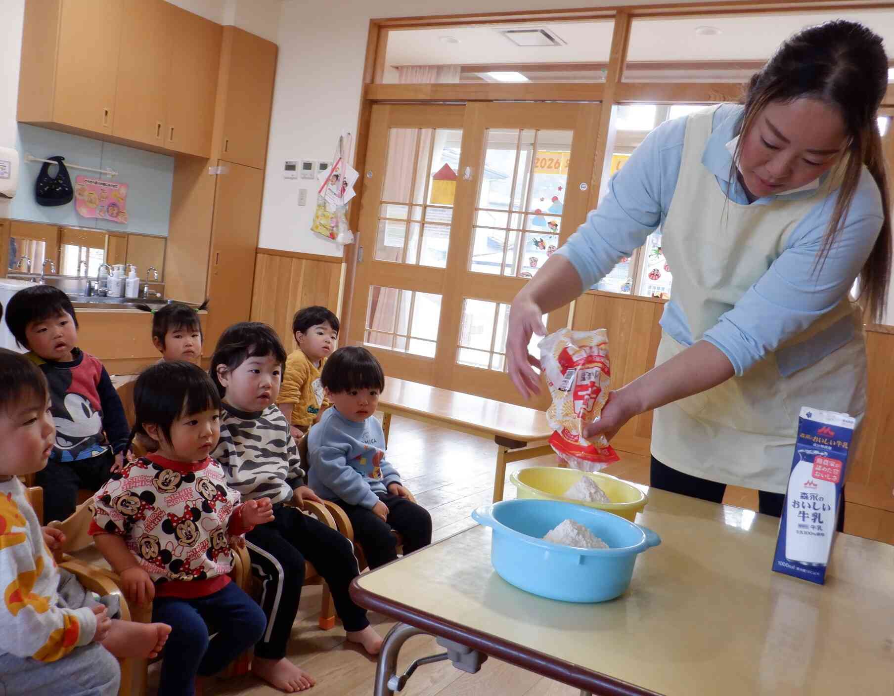 うどん作りをしました♪