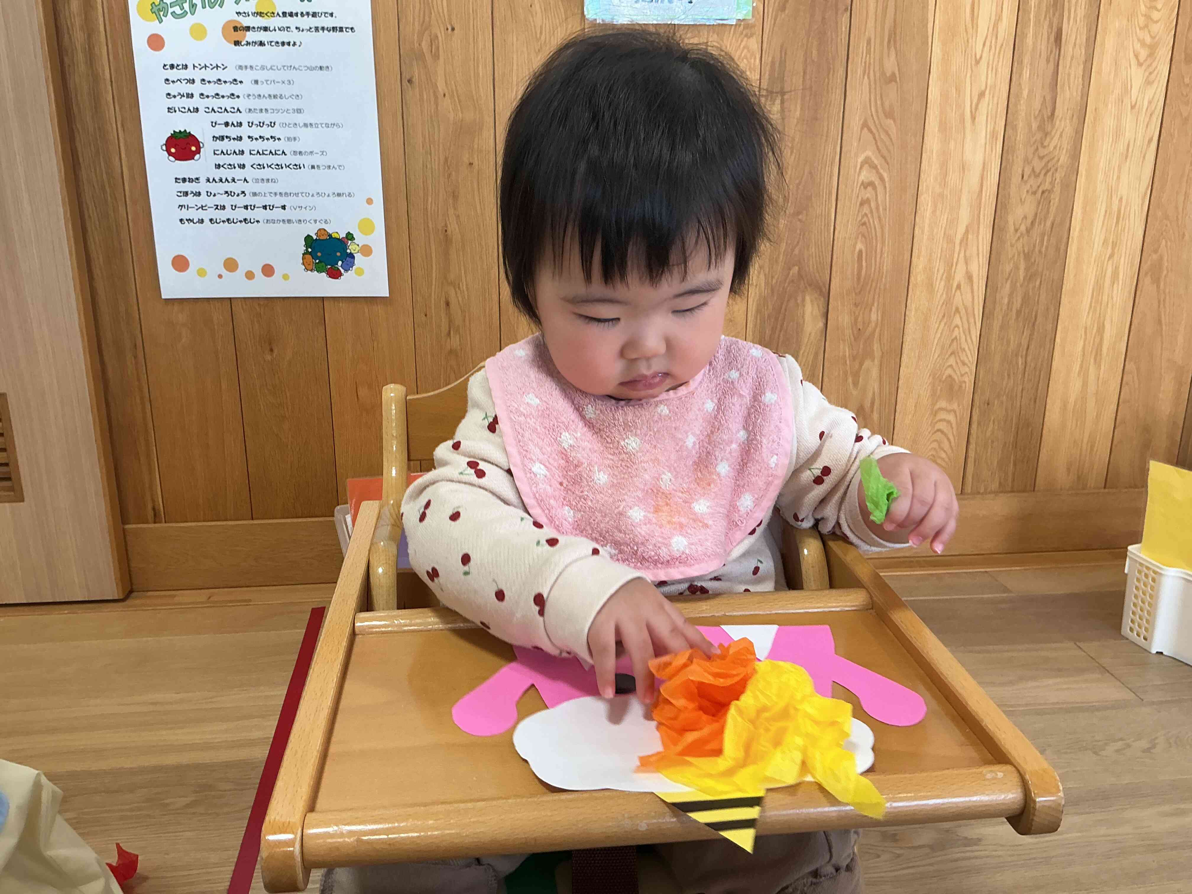 どこにつけようかな？