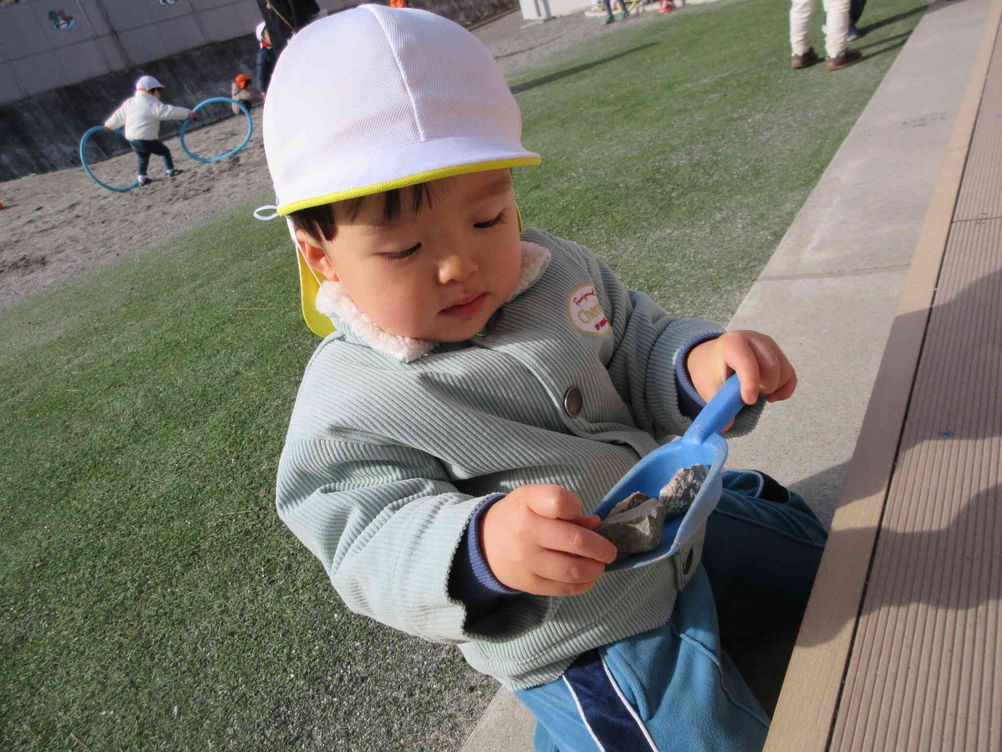 小石がいくつあるかな～！？