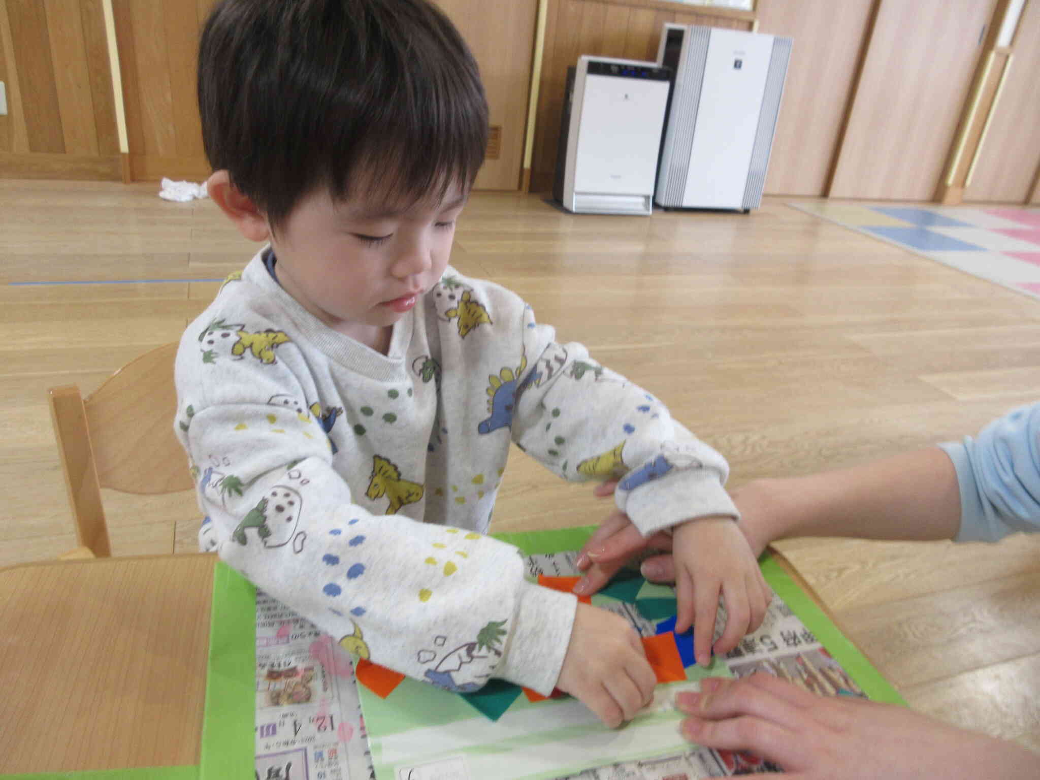 楽しい節分！ぺんぎん１組（２歳児）