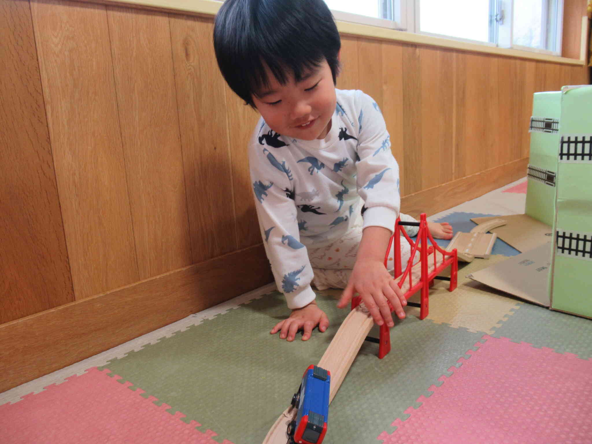 電車が走るよ☆