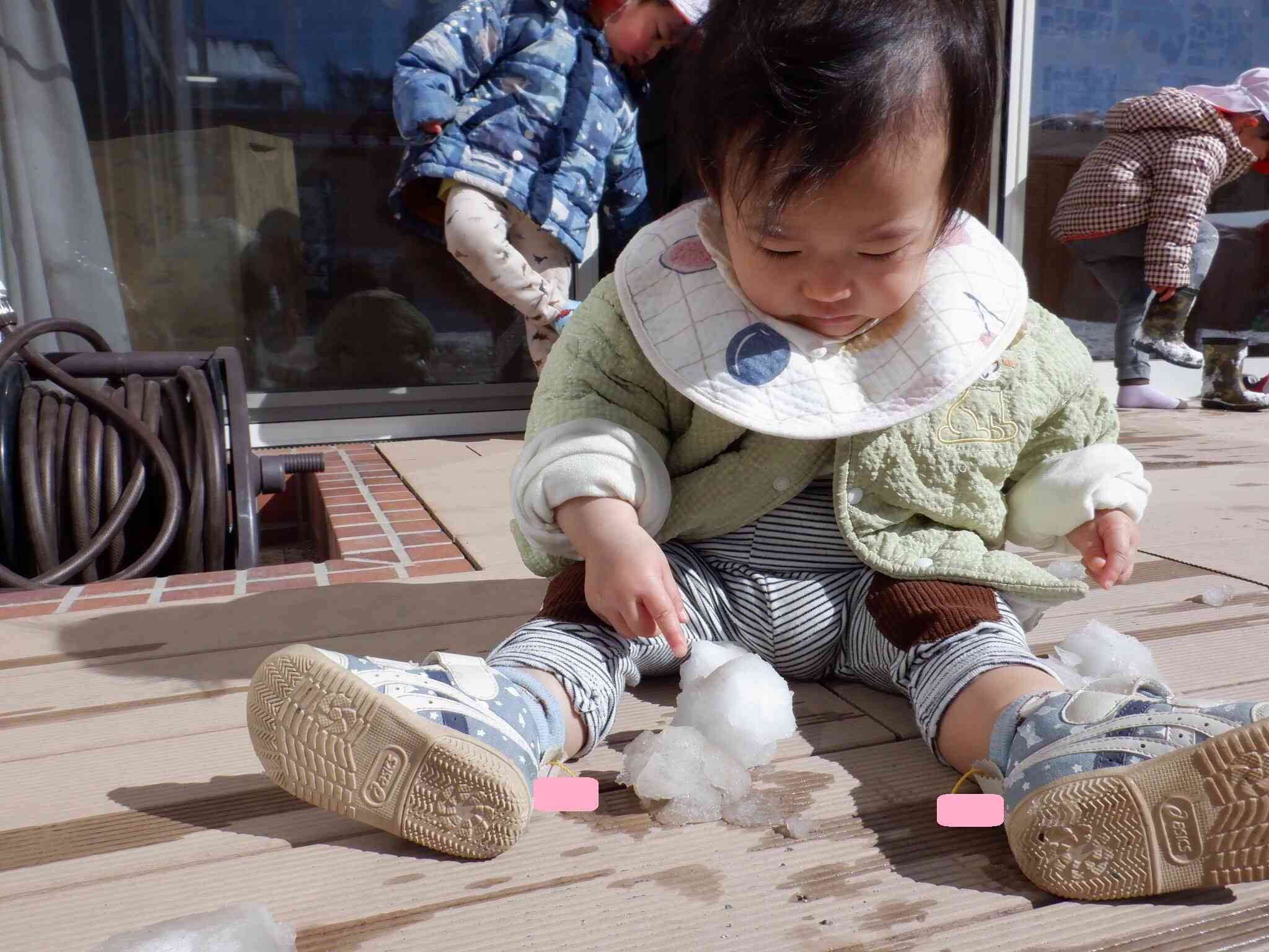 チョン！と指で触ってみたよ♪