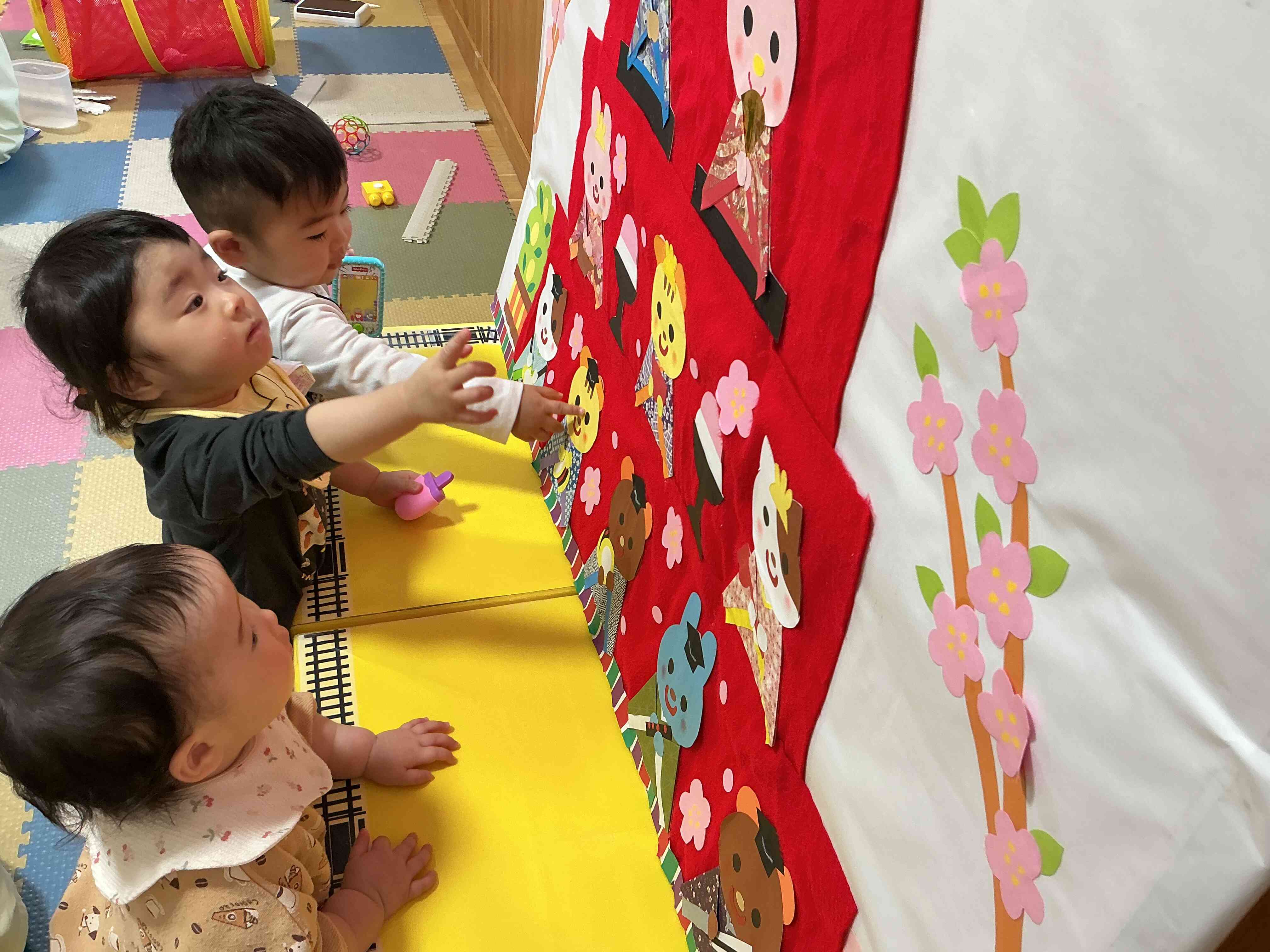 おひなさまかわいいね！