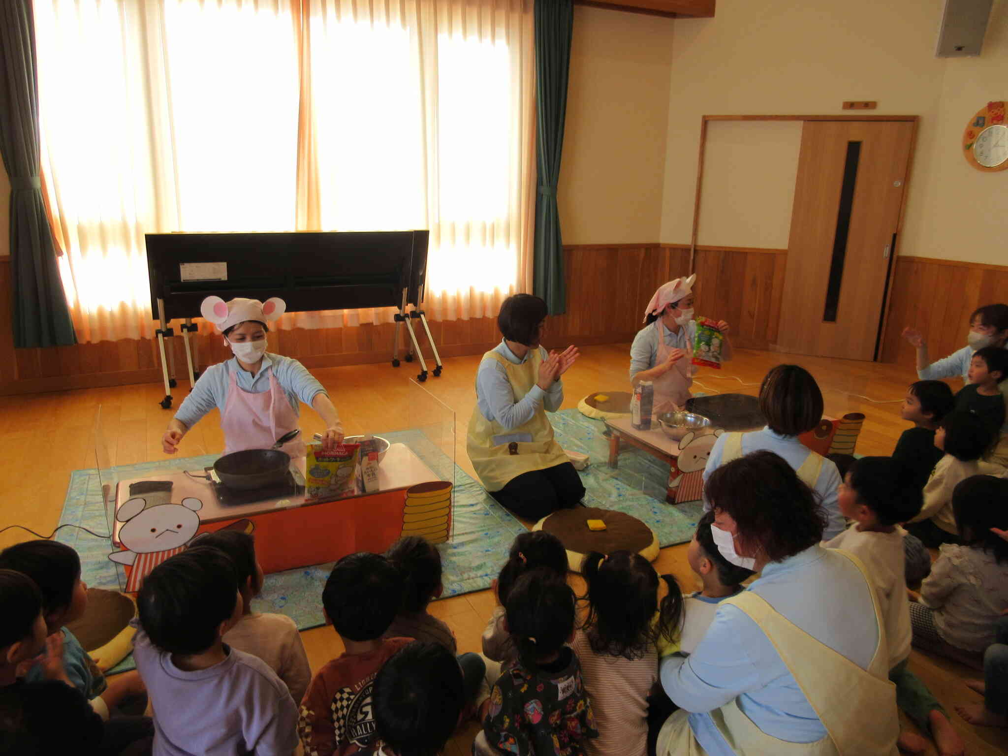 食育　しろくまちゃんのほっとけーき