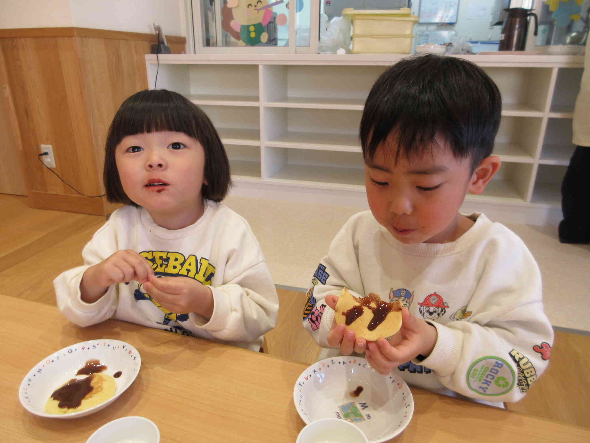 ホットケーキおいしいね♪
