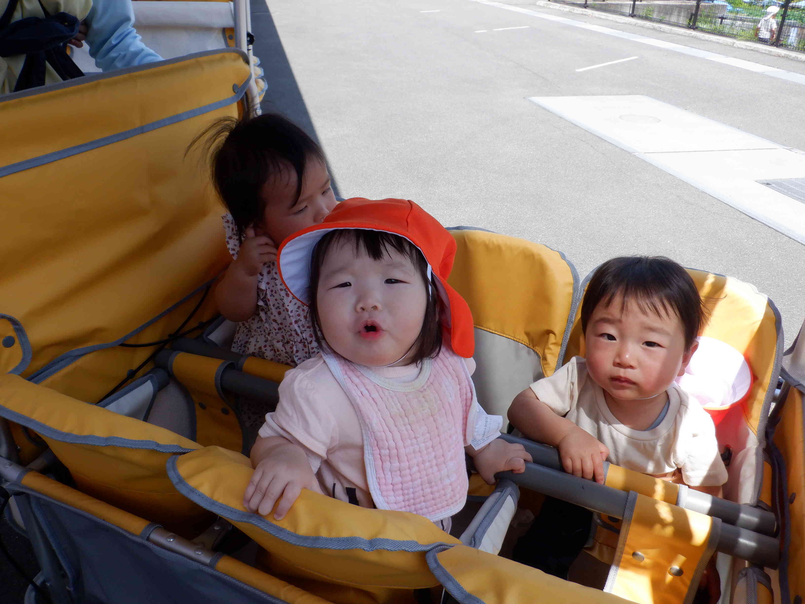 お外大好き!!　ひよこ組（０歳児）