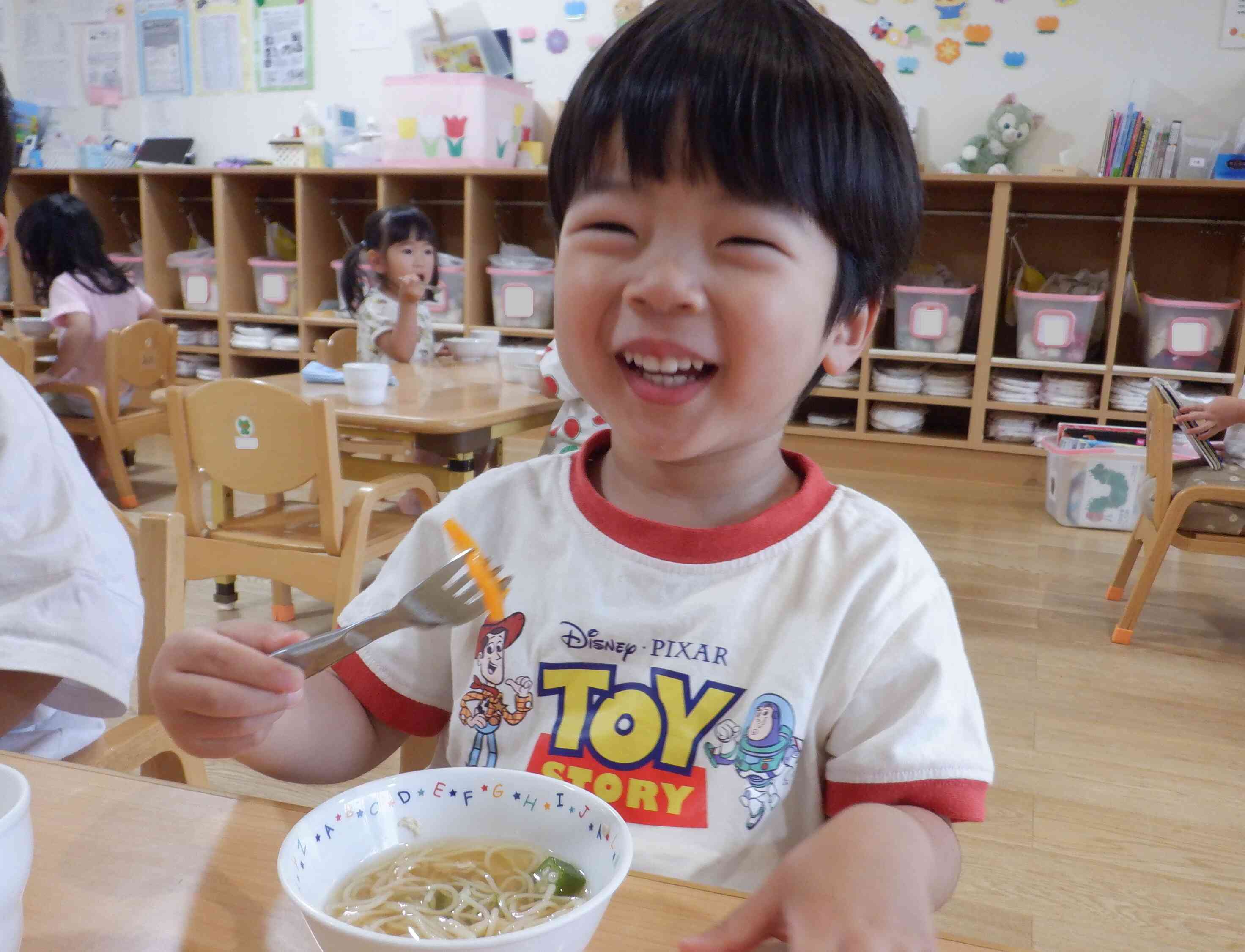 七夕そうめん食べたよ♪