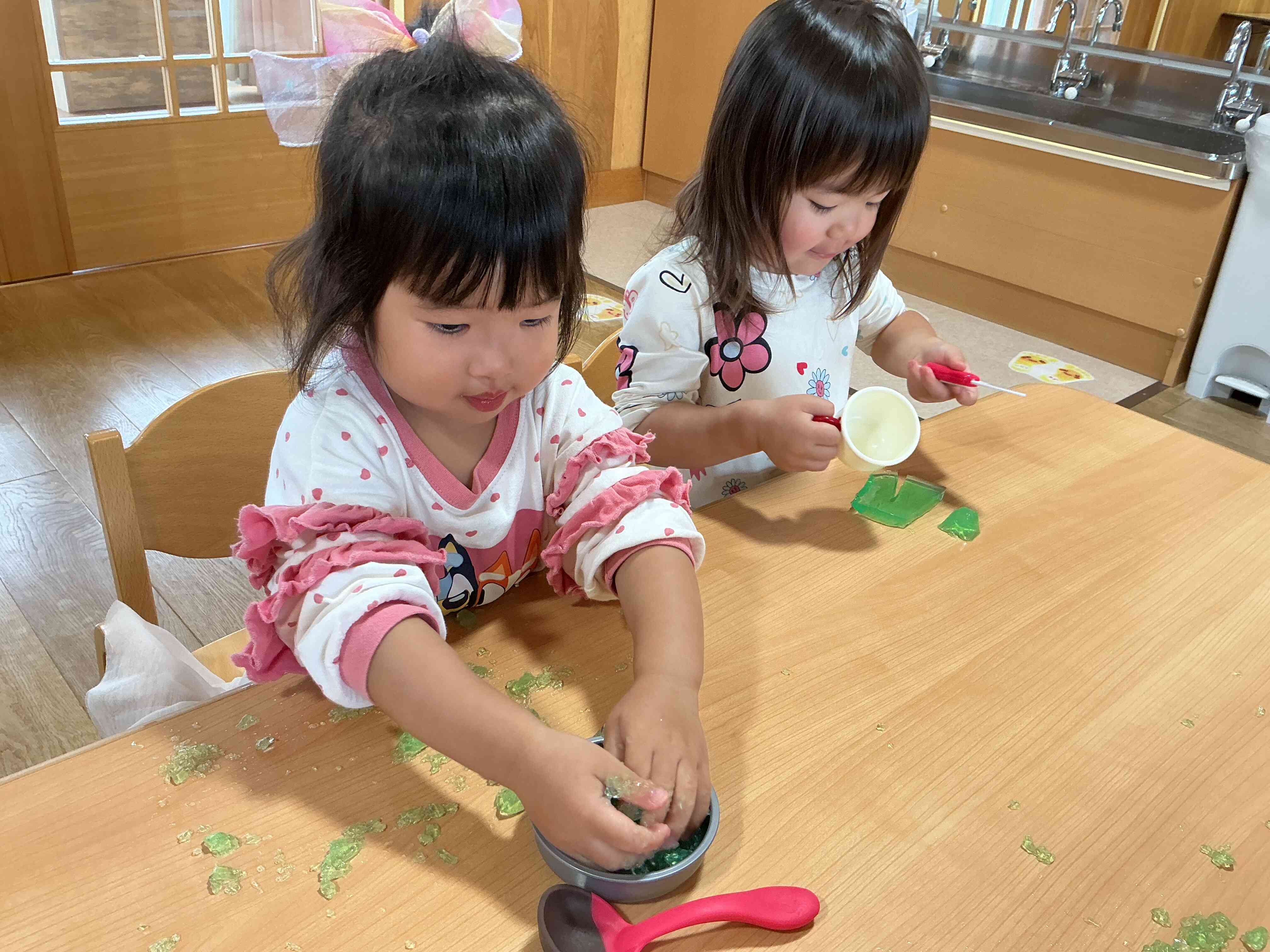 気分はお料理しているママかな？