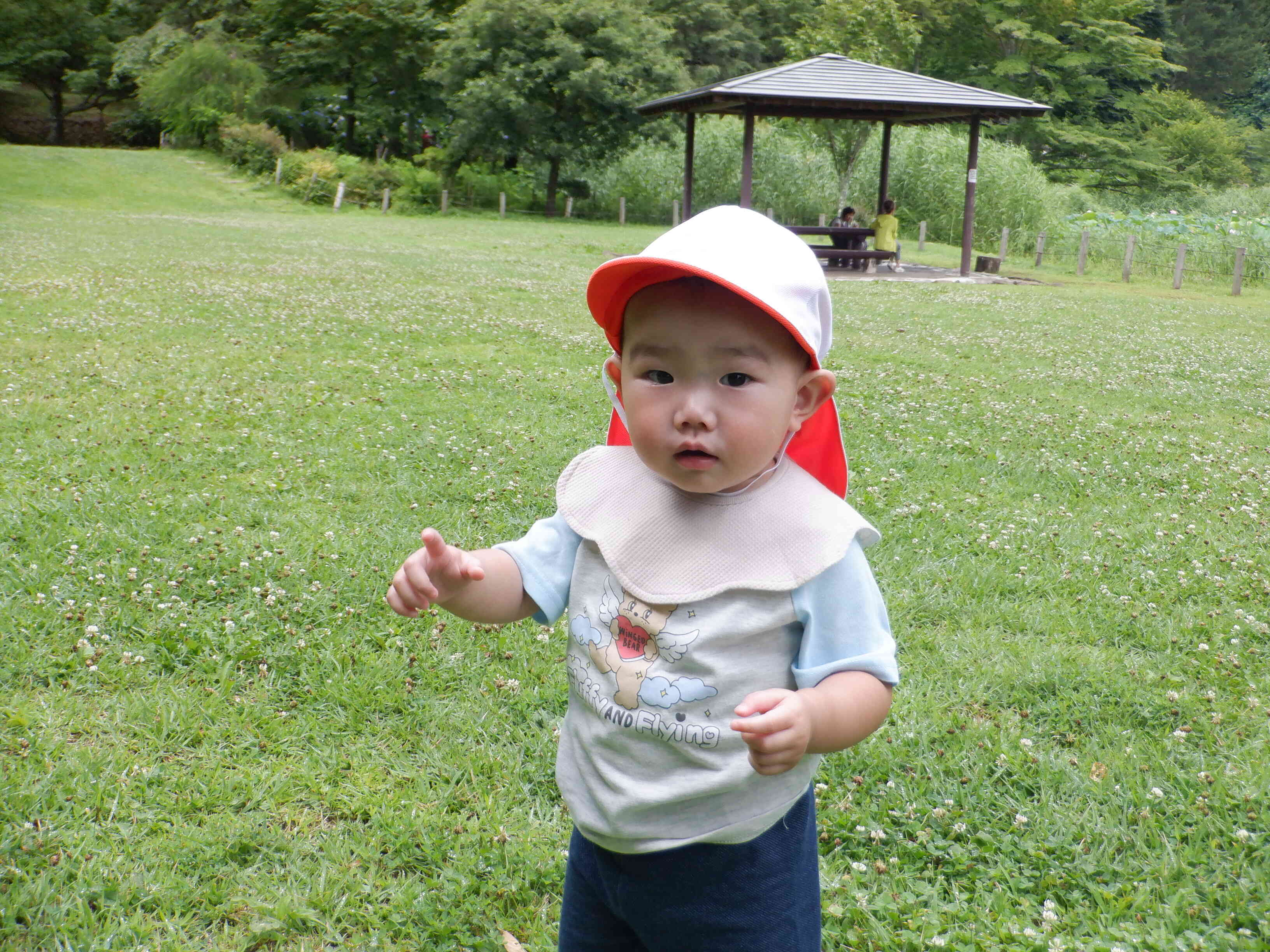明見湖まで行ってきたよ♡ ひよこ2組 0歳児