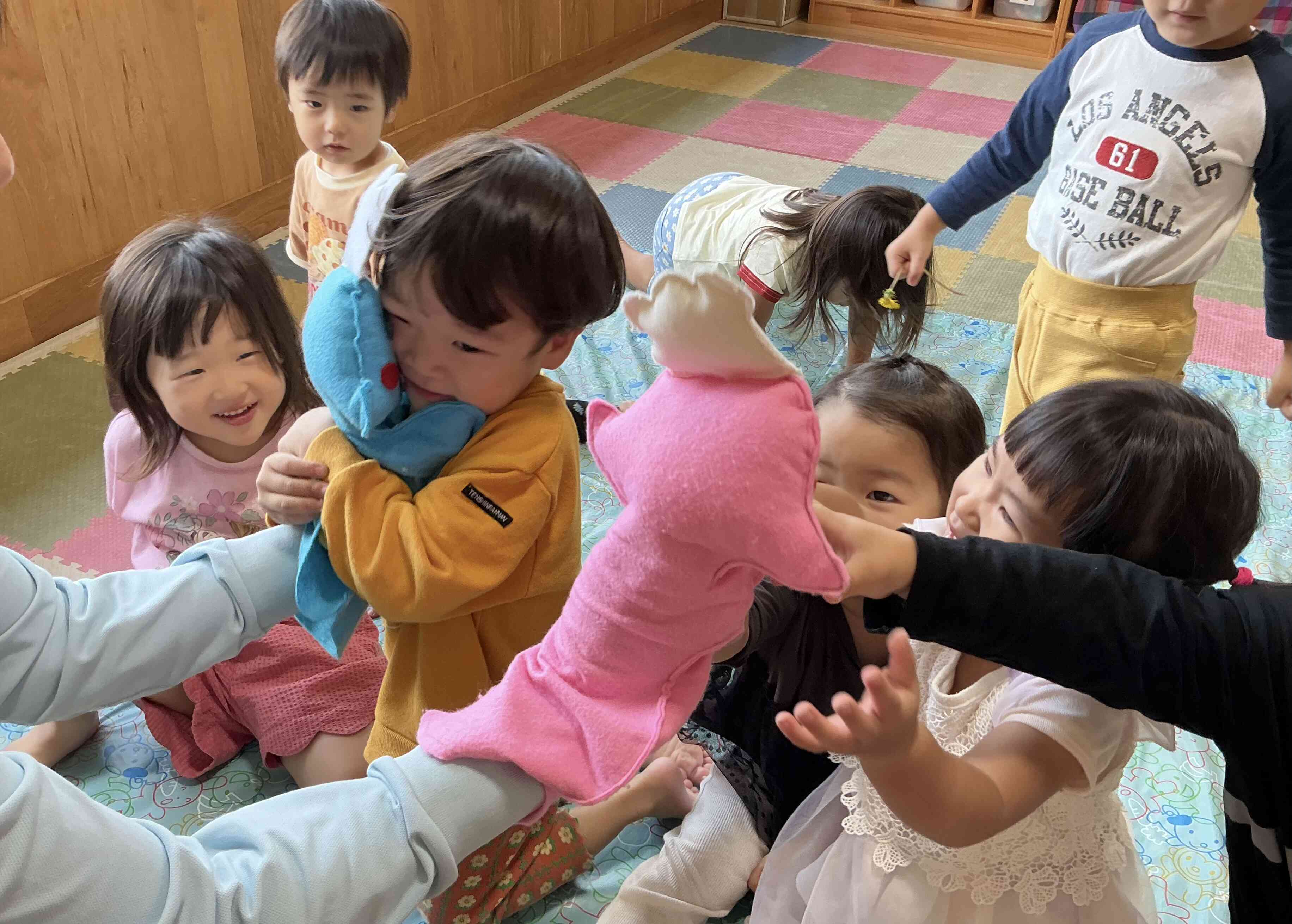かわいい〜！ぎゅーしちゃお♪