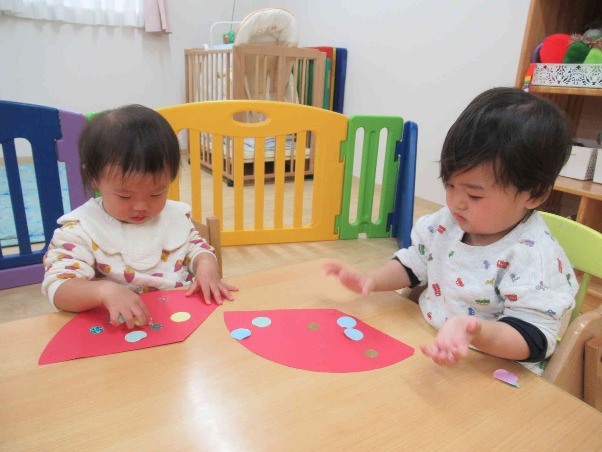 ひよこ組さん（０歳児）の制作は・・・？