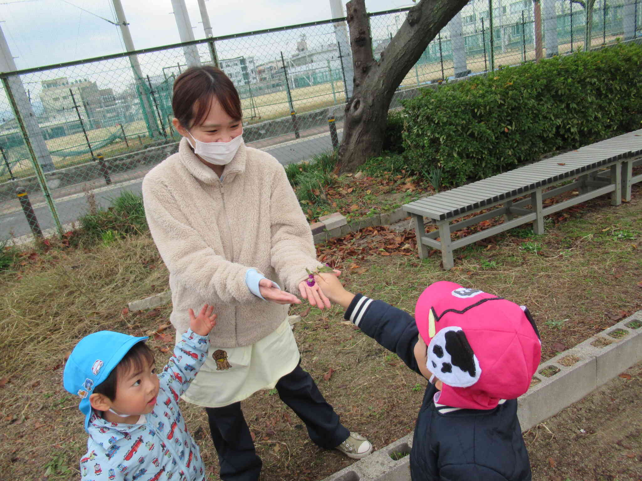 大好きな先生に、はい！プレゼント♪