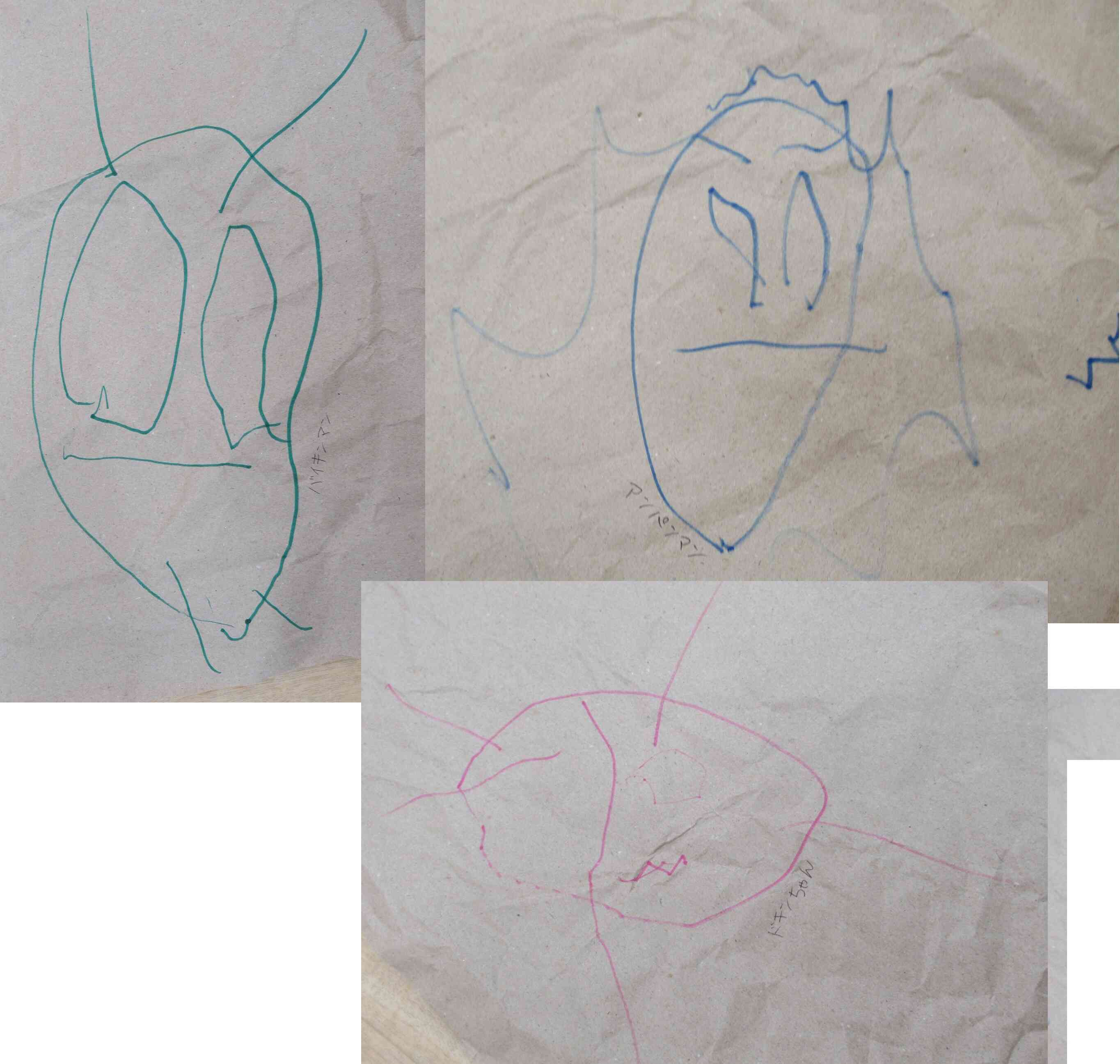 ２歳児さんからは、なんとこんな作品が！