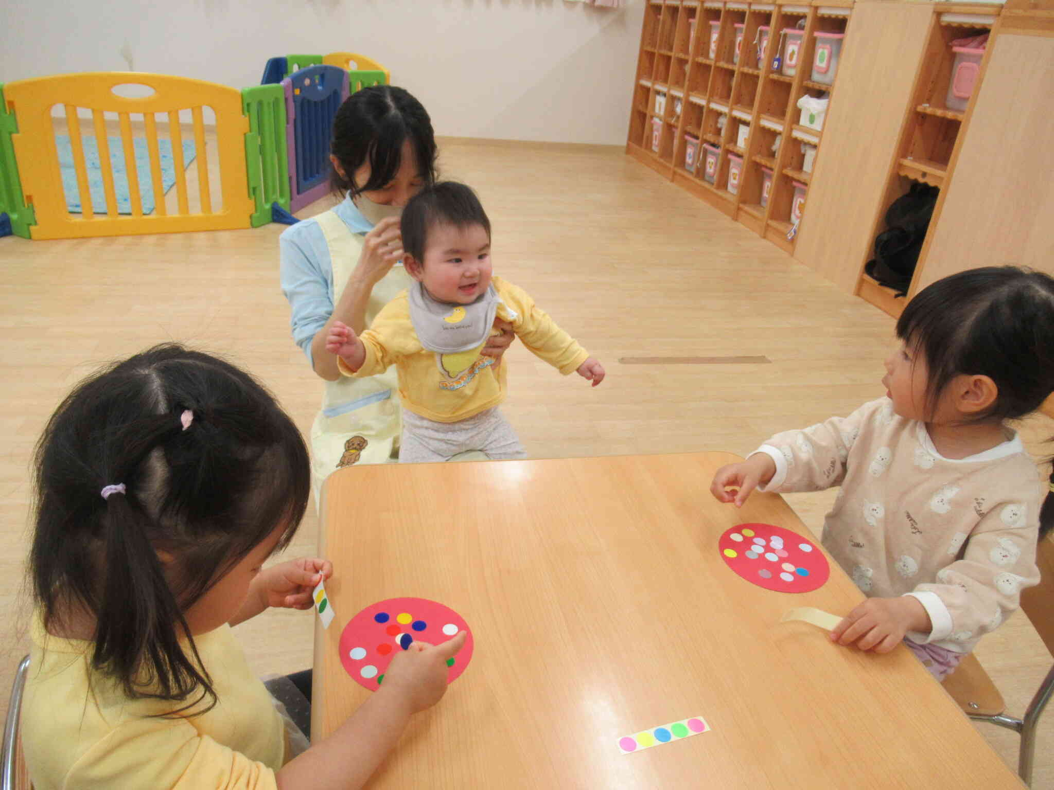 ２歳児うさぎ組さんは、