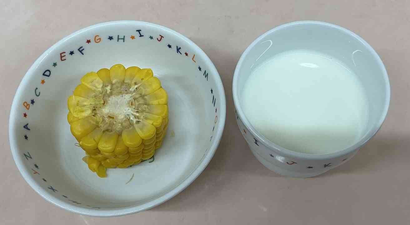 とうもろこしの皮むきのあとは...