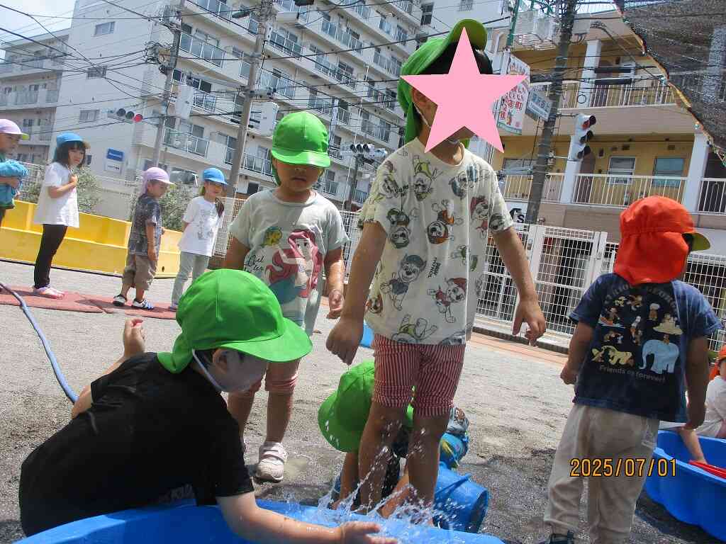 水遊びサイコー
