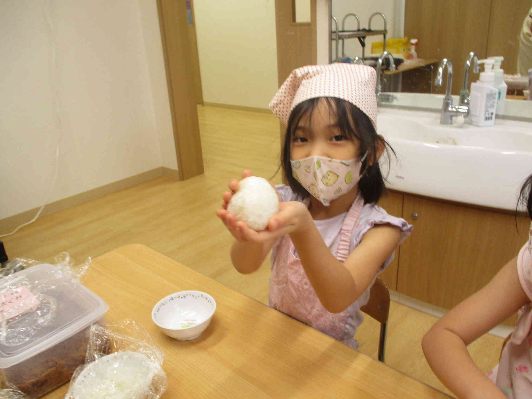 ９月の食育の様子２日目(５歳児)
