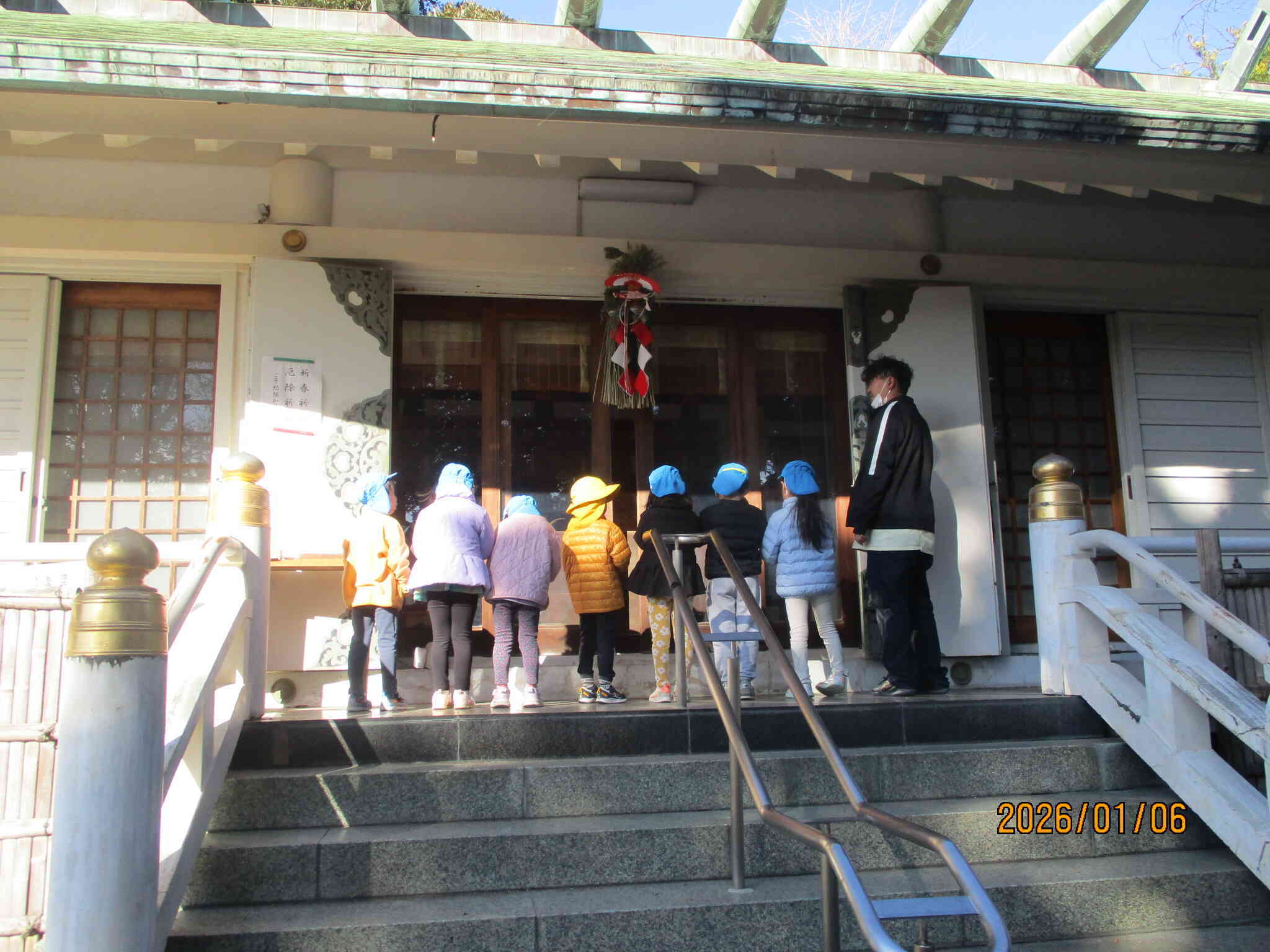 深沢神社に新年のごあいさつへ！