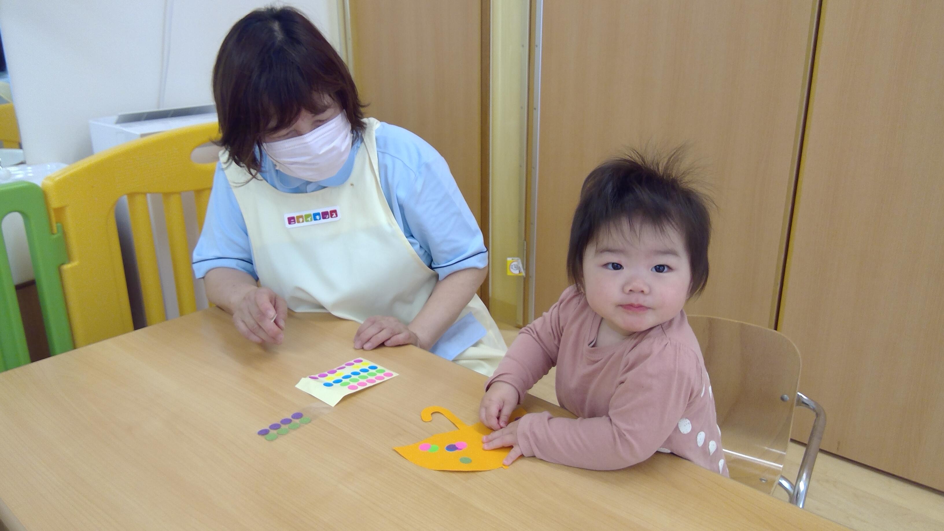 私も傘作ったよー♬