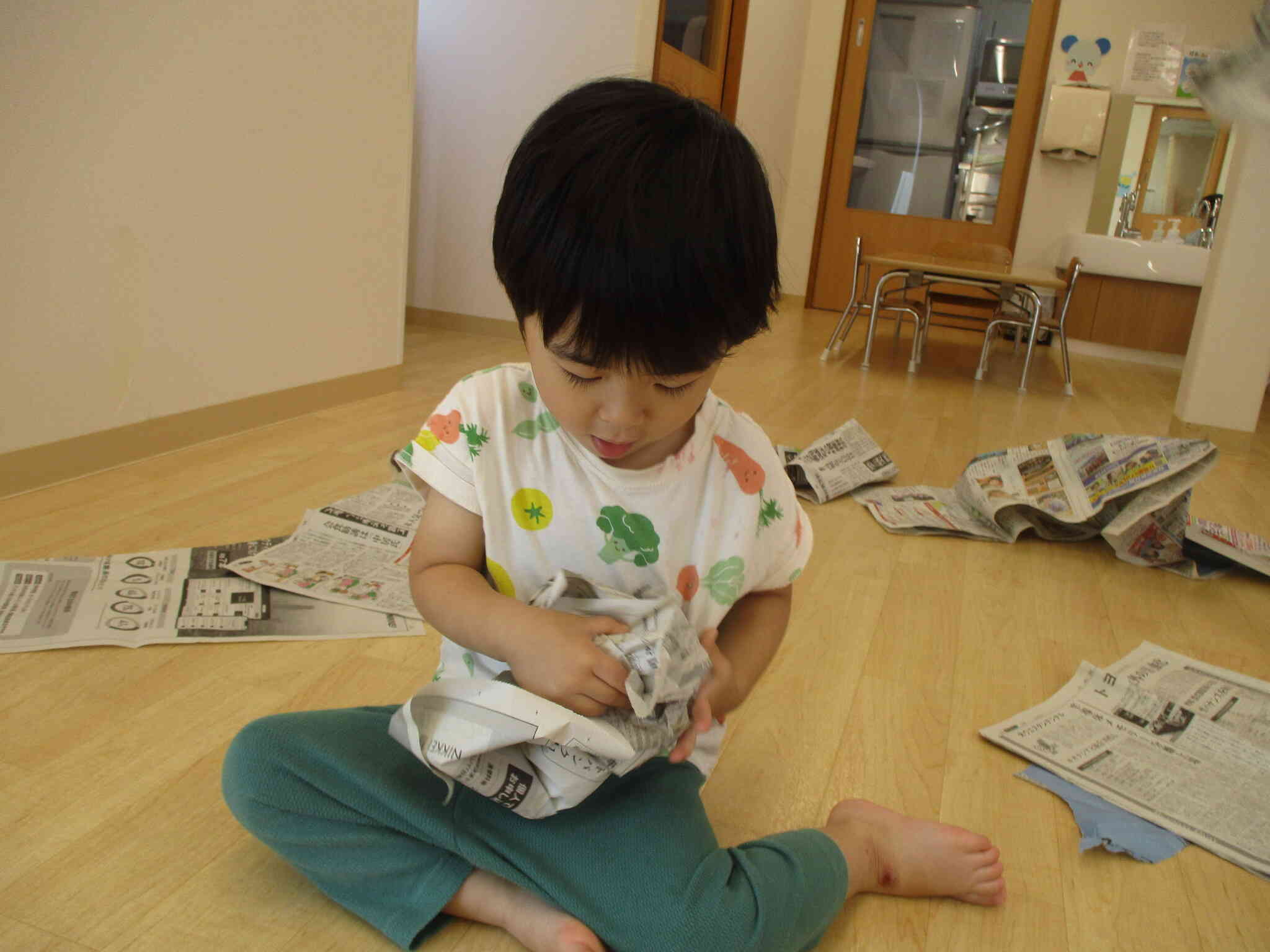 丸めて、、、