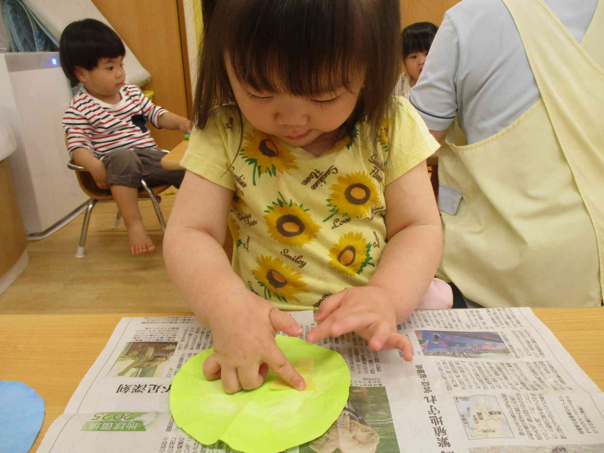 ここに貼ろうっと♪