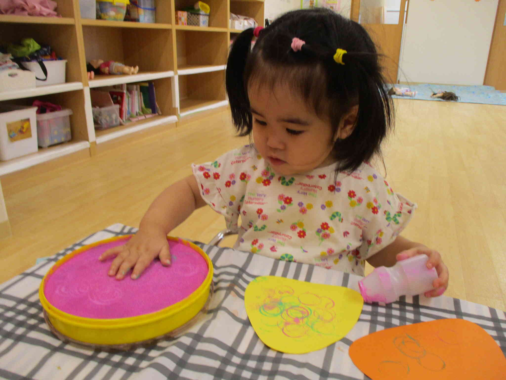 おててにも付けちゃお♪