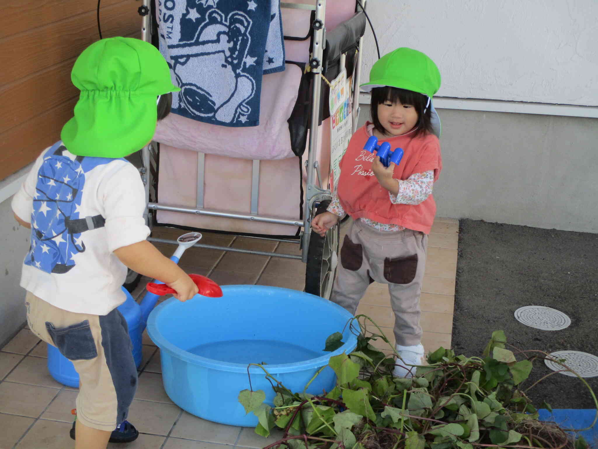 シャベルも洗っちゃおう♪